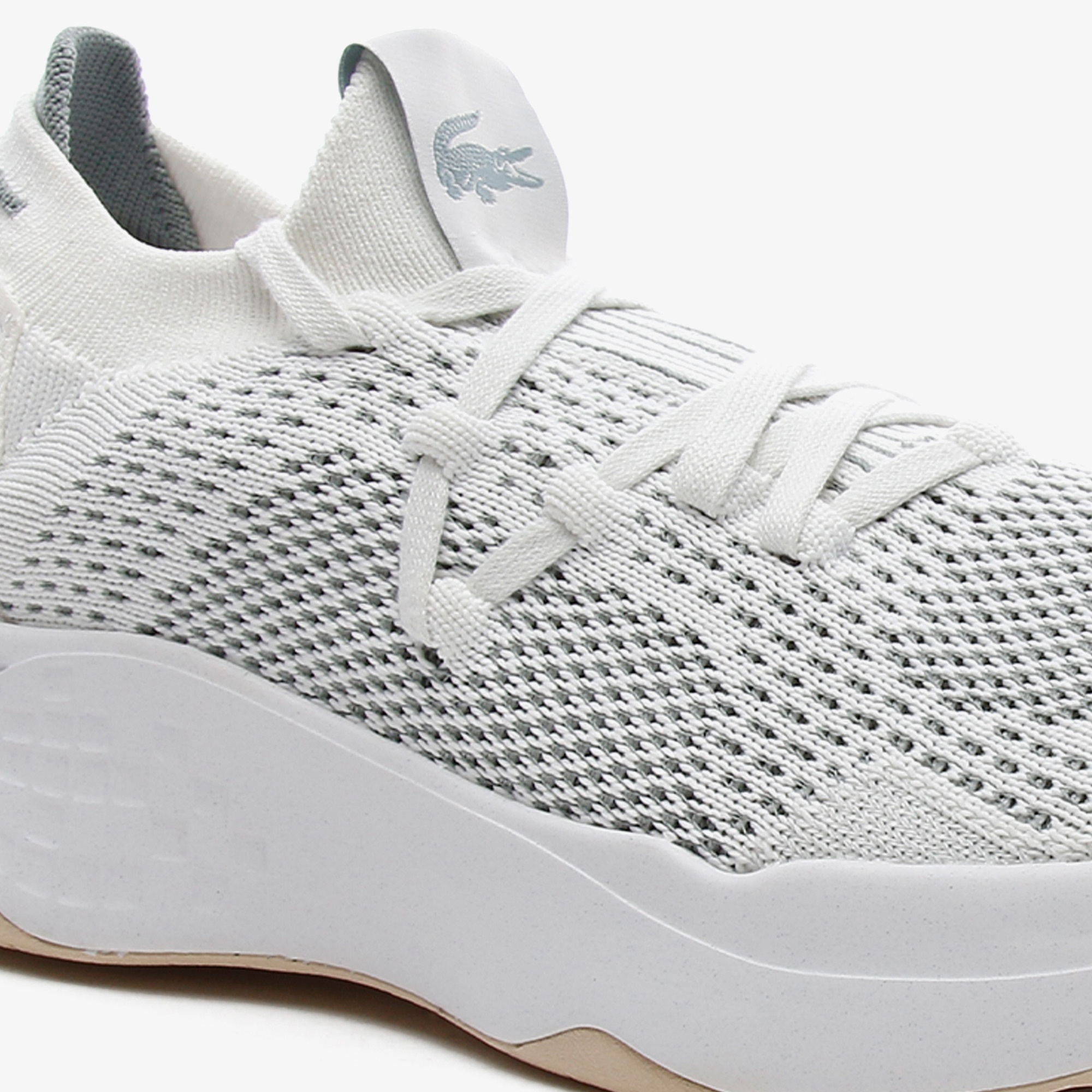 Lacoste Court-Drive Knit 03211 Sfa Off Kadın Beyaz Sneaker