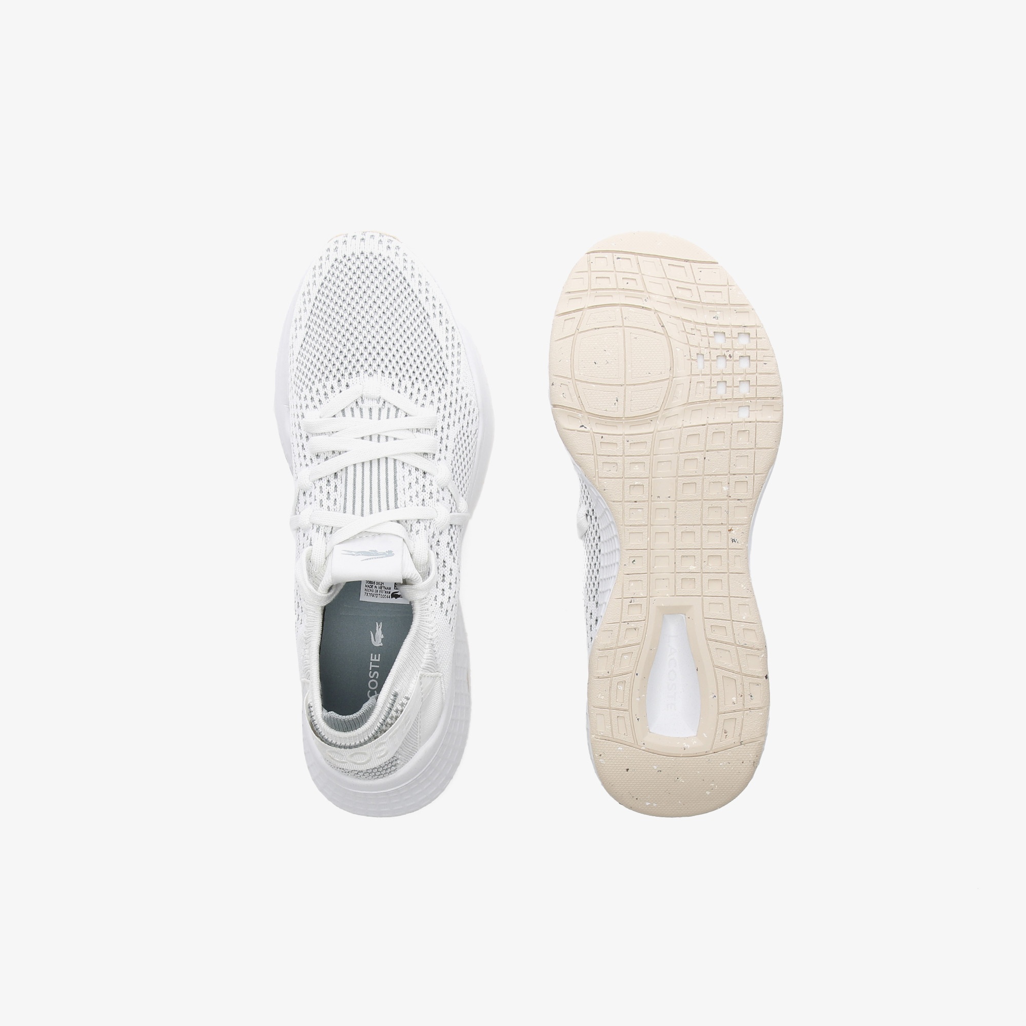 Lacoste Court-Drive Knit 03211 Sfa Off Kadın Beyaz Sneaker