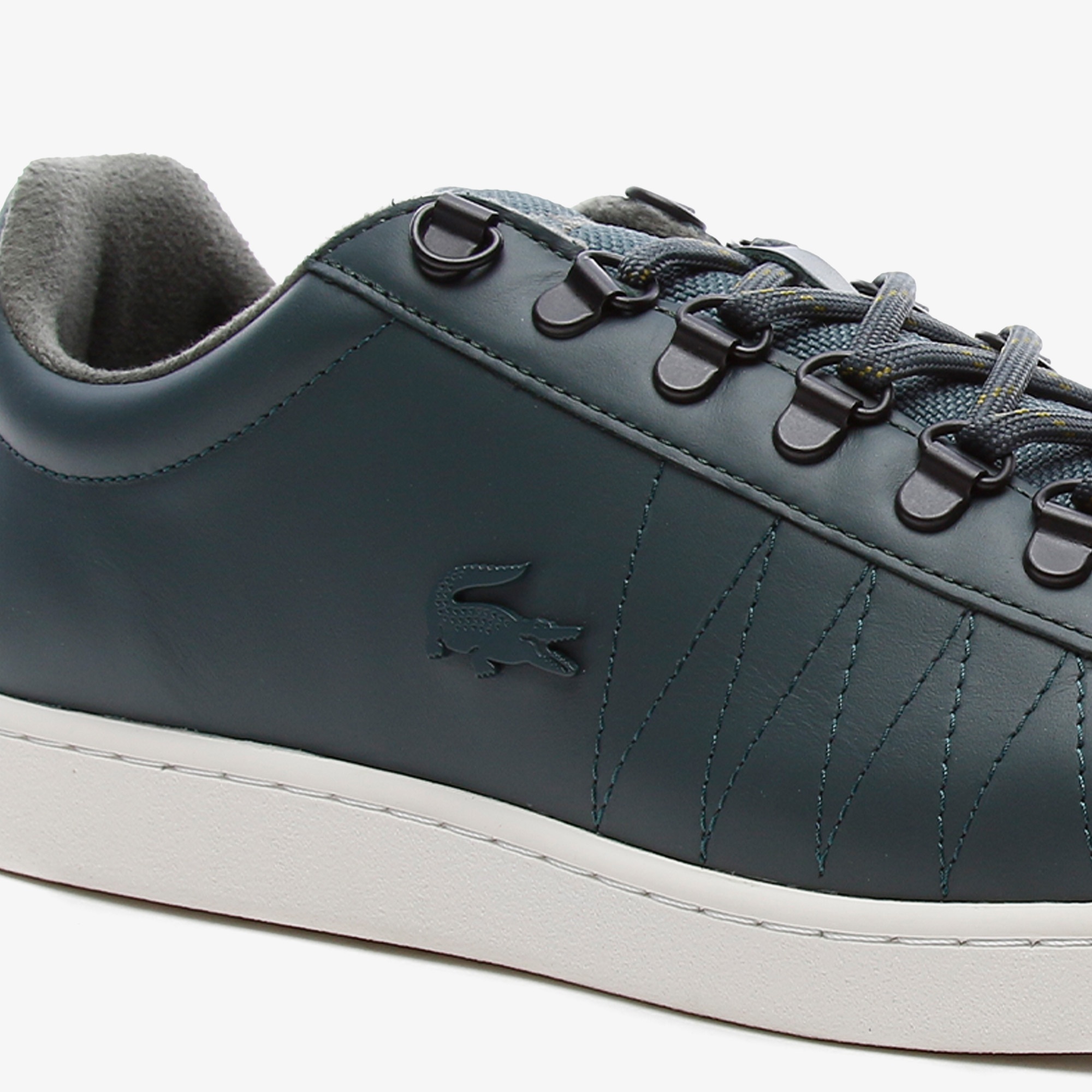 Lacoste Carnaby Evo W 0321 1 Sma Erkek Koyu Yeşil Sneaker