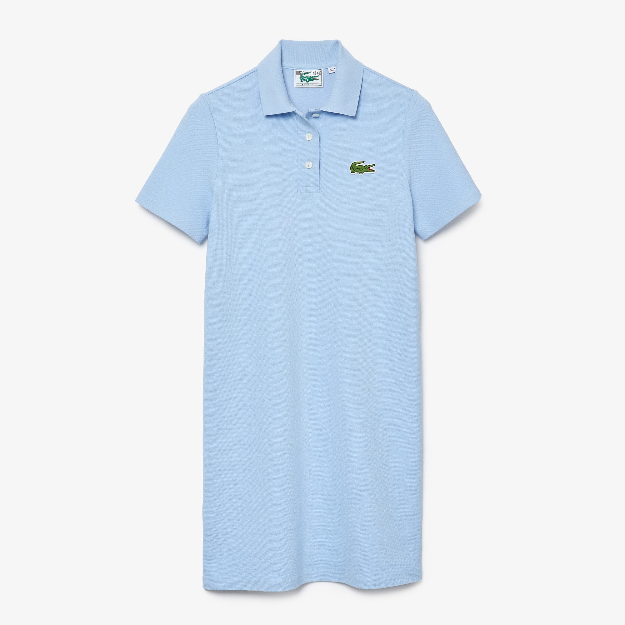 Lacoste Kadın Regular Fit Kısa Kollu Polo Yaka Mavi Elbise