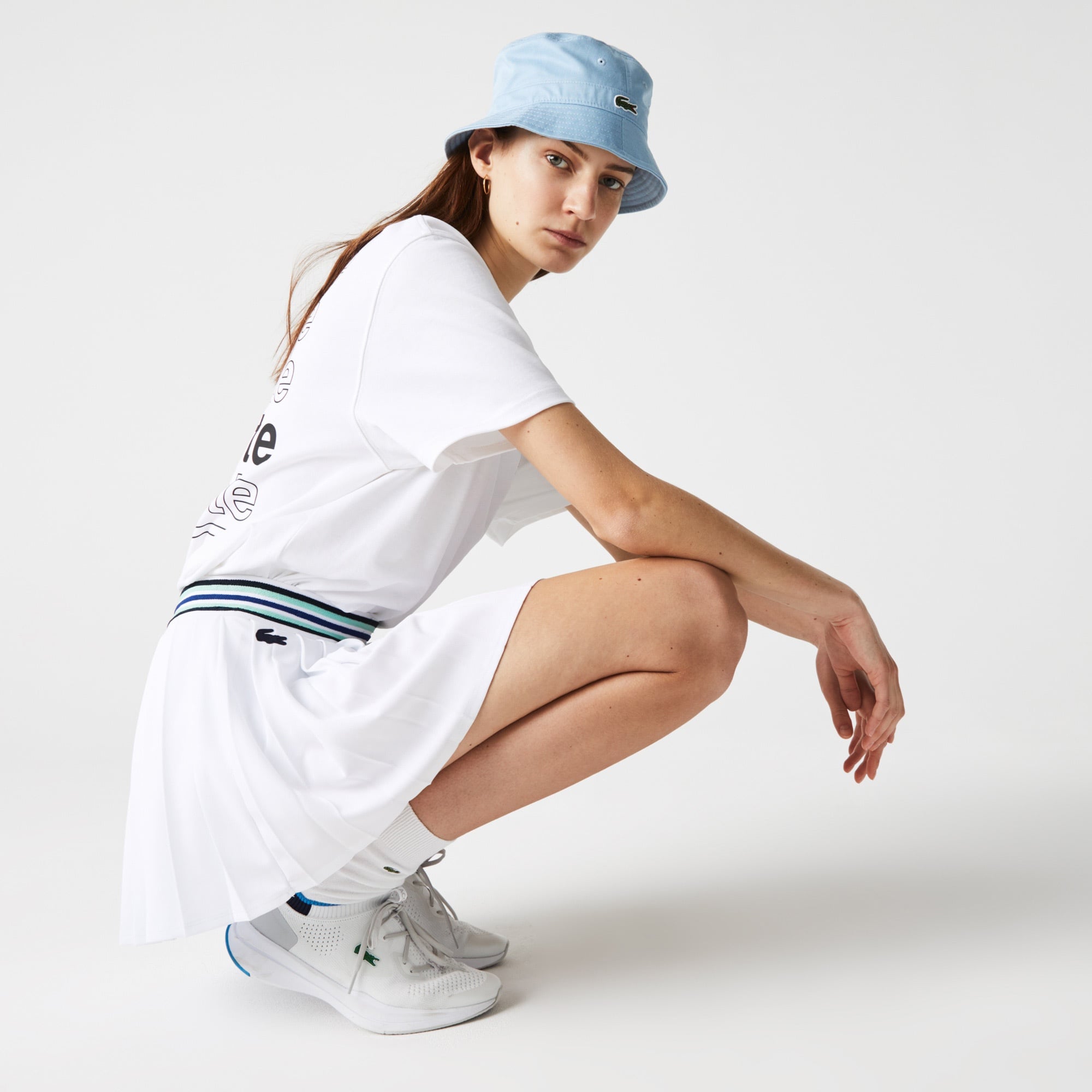 Lacoste SPORT Kadın Beyaz Etek