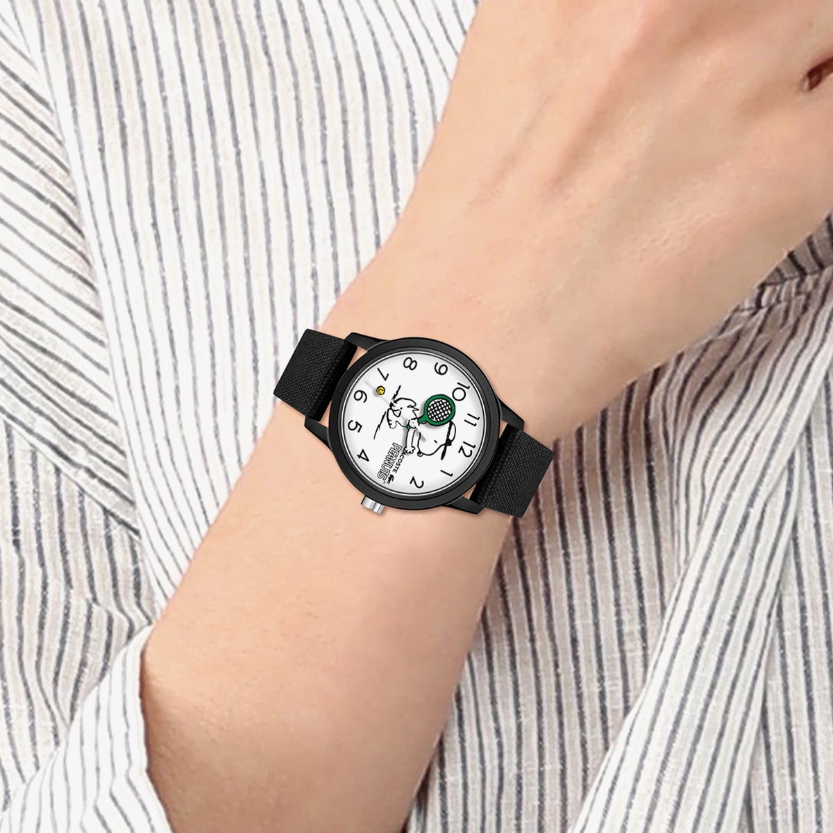 Lacoste X Peanuts Unisex Siyah Saat