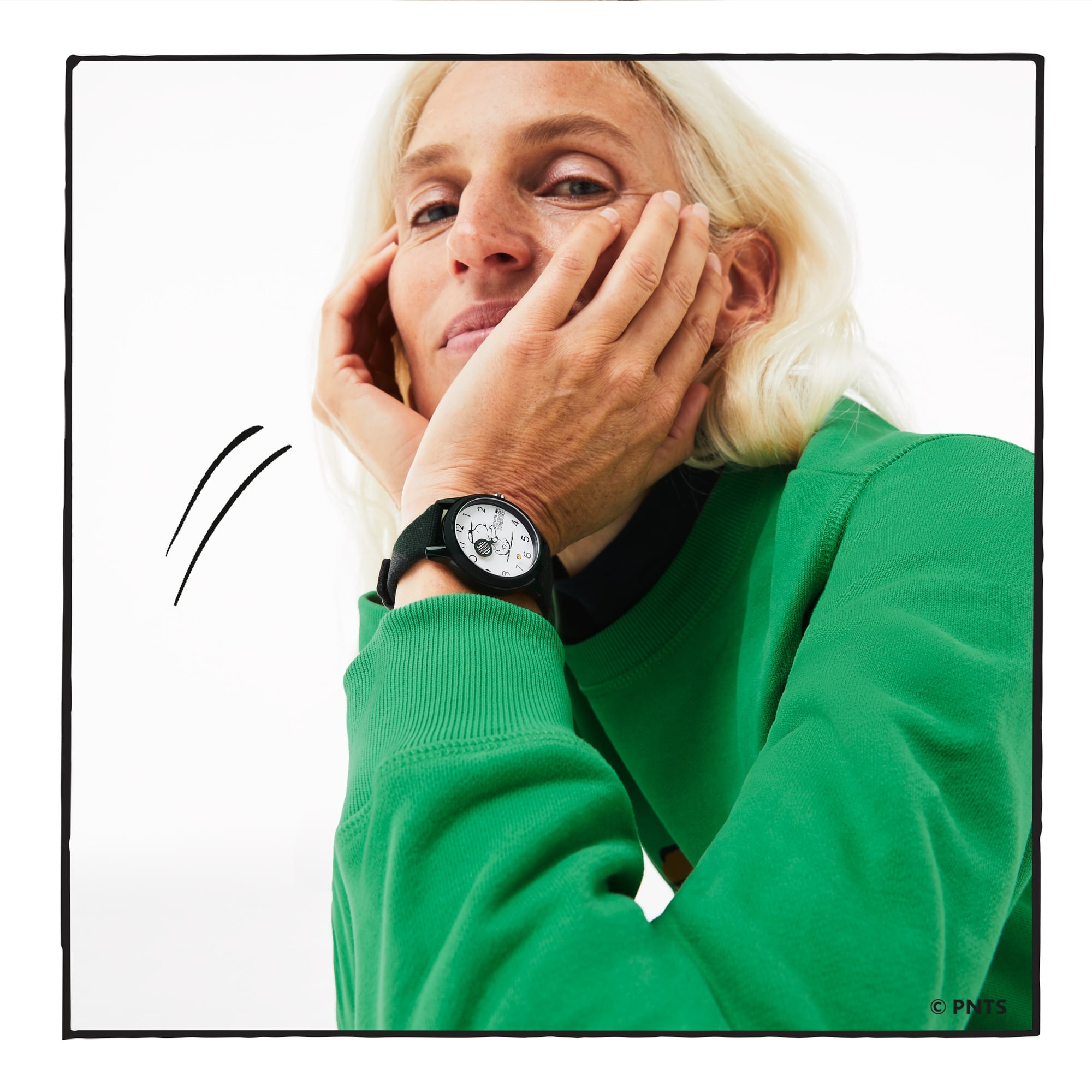 Lacoste X Peanuts Unisex Siyah Saat