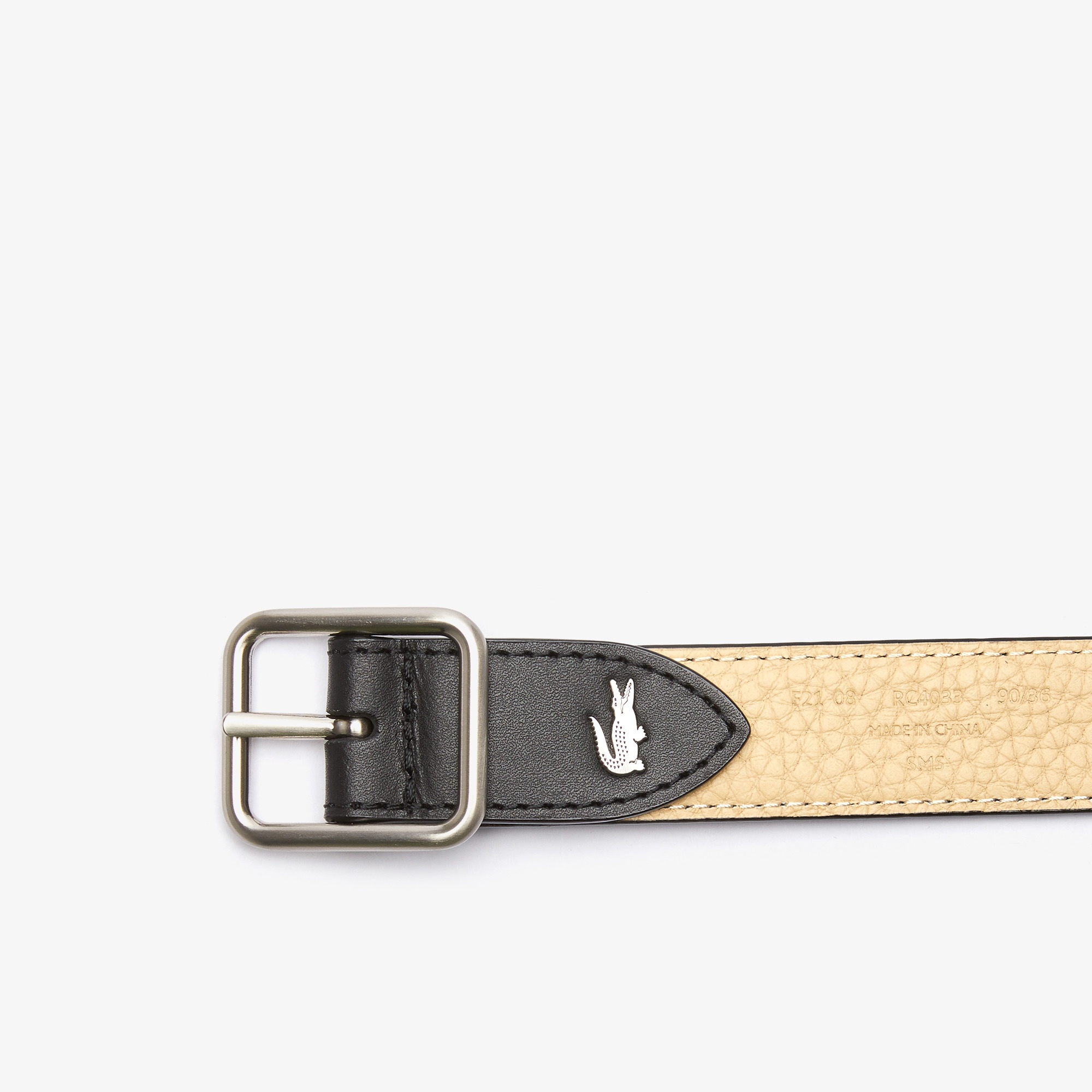 Lacoste Elegance Kadın Deri Çift Taraflı Kahverengi - Siyah Kemer