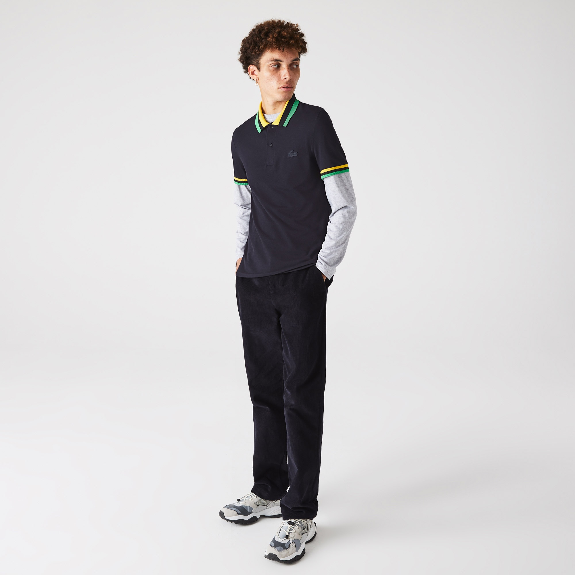 Lacoste Erkek Slim Fit Lacivert Polo