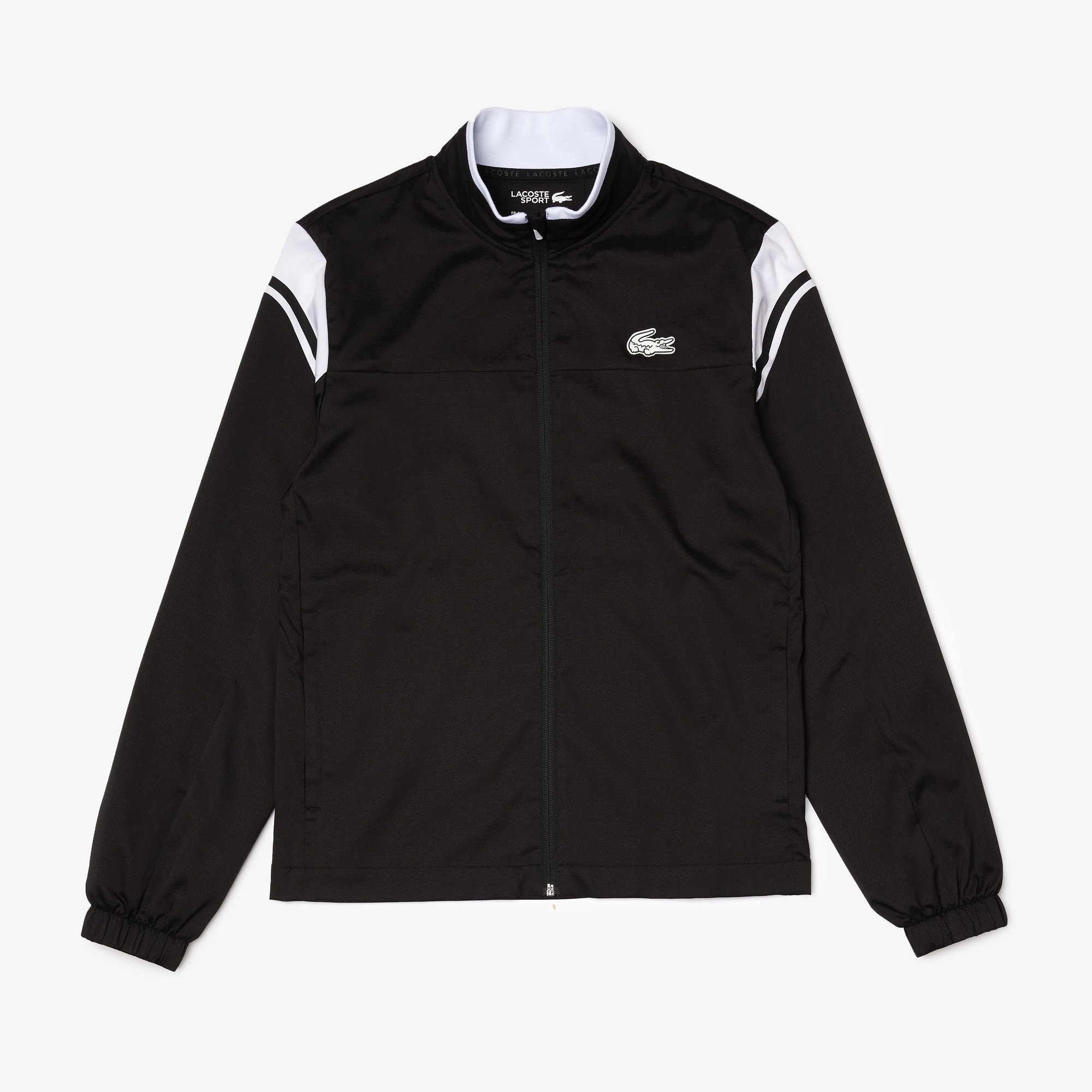 Lacoste SPORT Erkek Regular Fit Renk Bloklu Siyah Eşofman Takımı