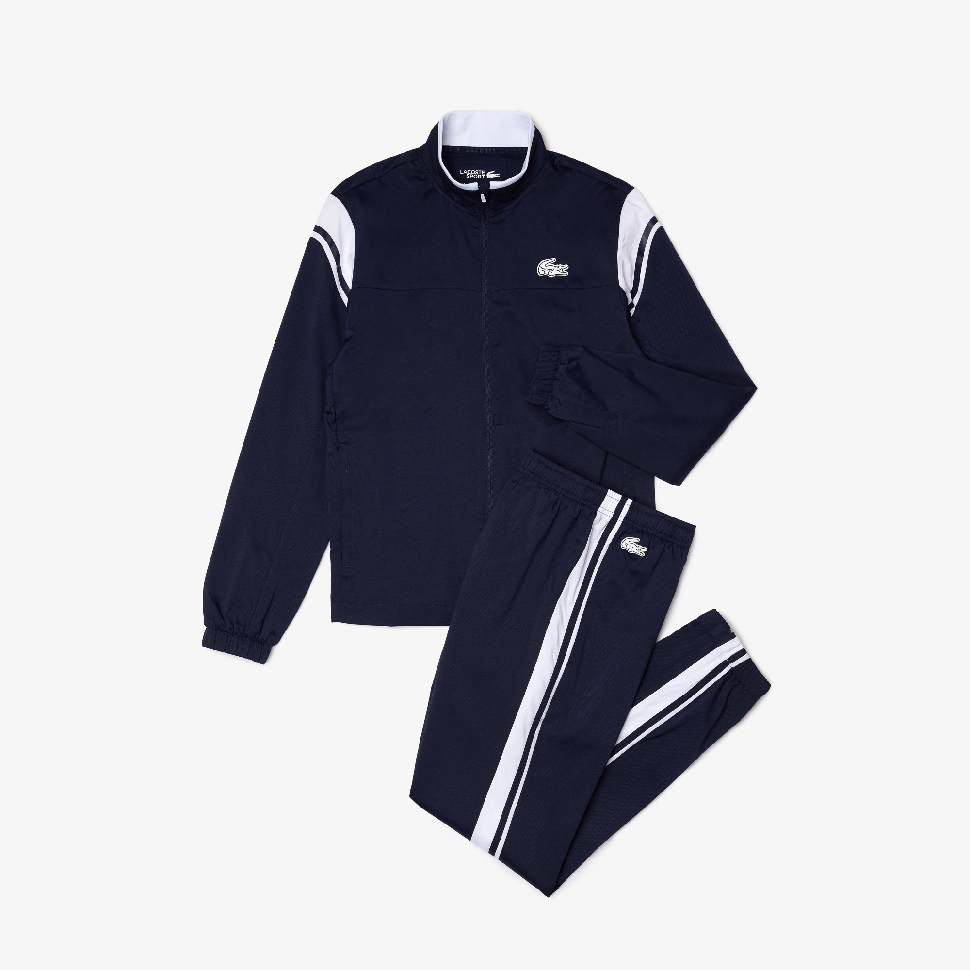 Lacoste SPORT Erkek Regular Fit Renk Bloklu Lacivert Eşofman Takımı