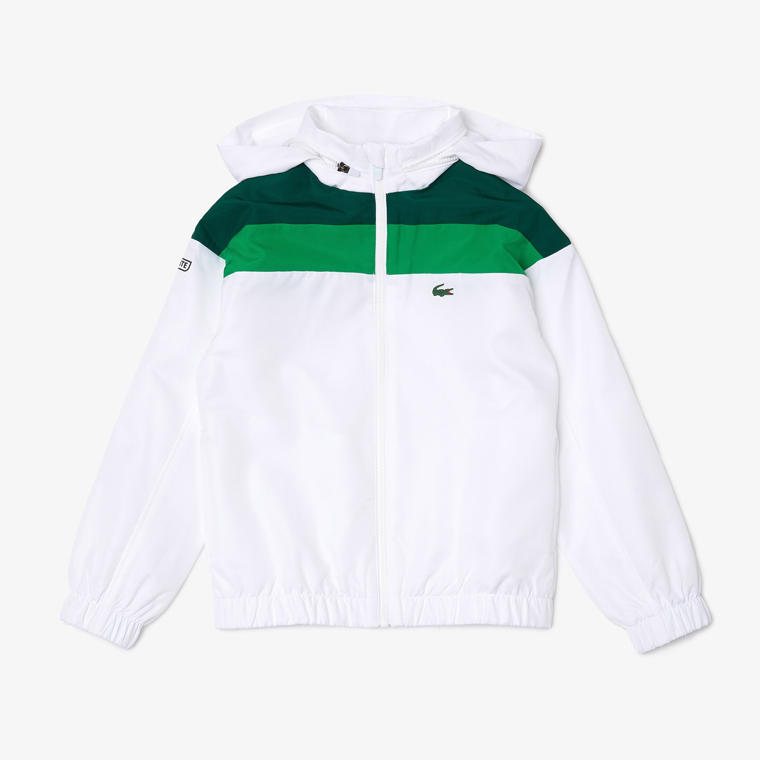 Lacoste SPORT Erkek Çocuk Renk Bloklu Beyaz Eşofman Takımı