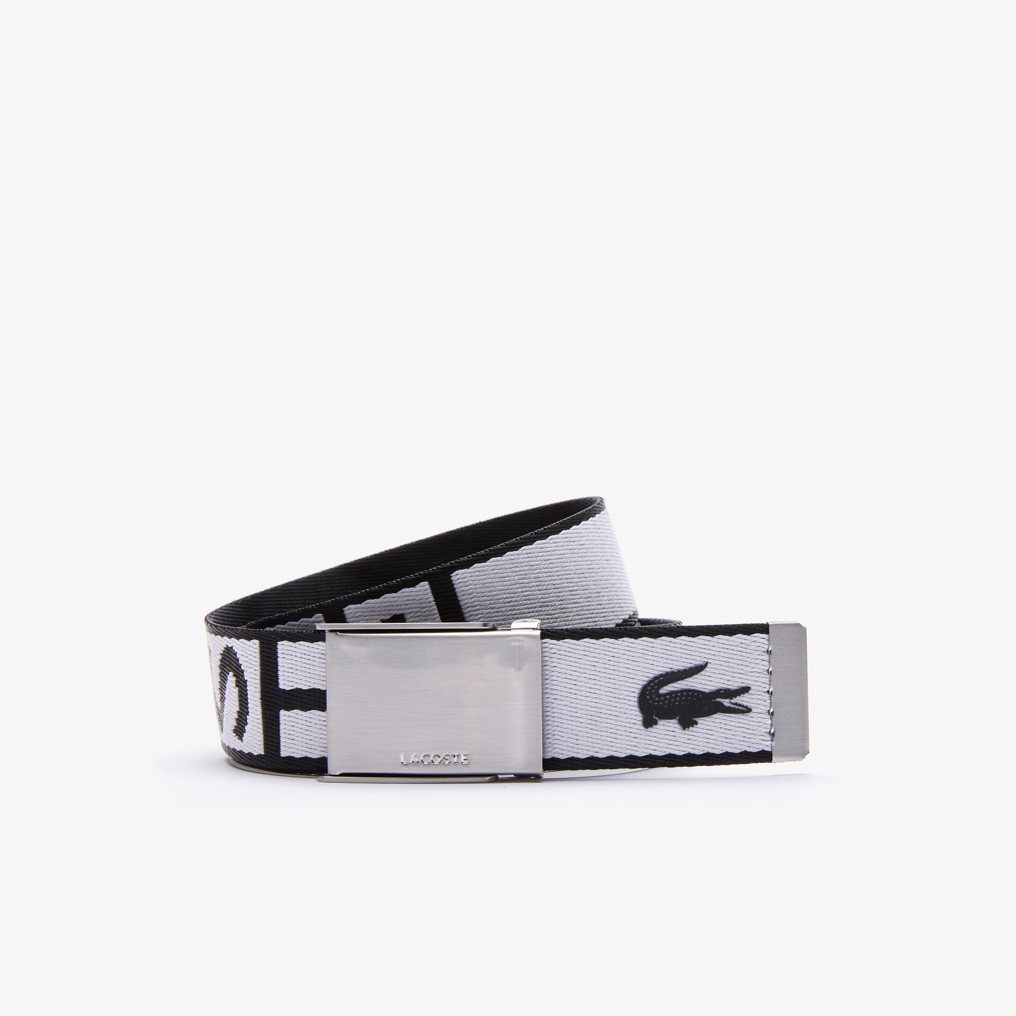 Lacoste Casual Erkek Baskılı Beyaz Kemer