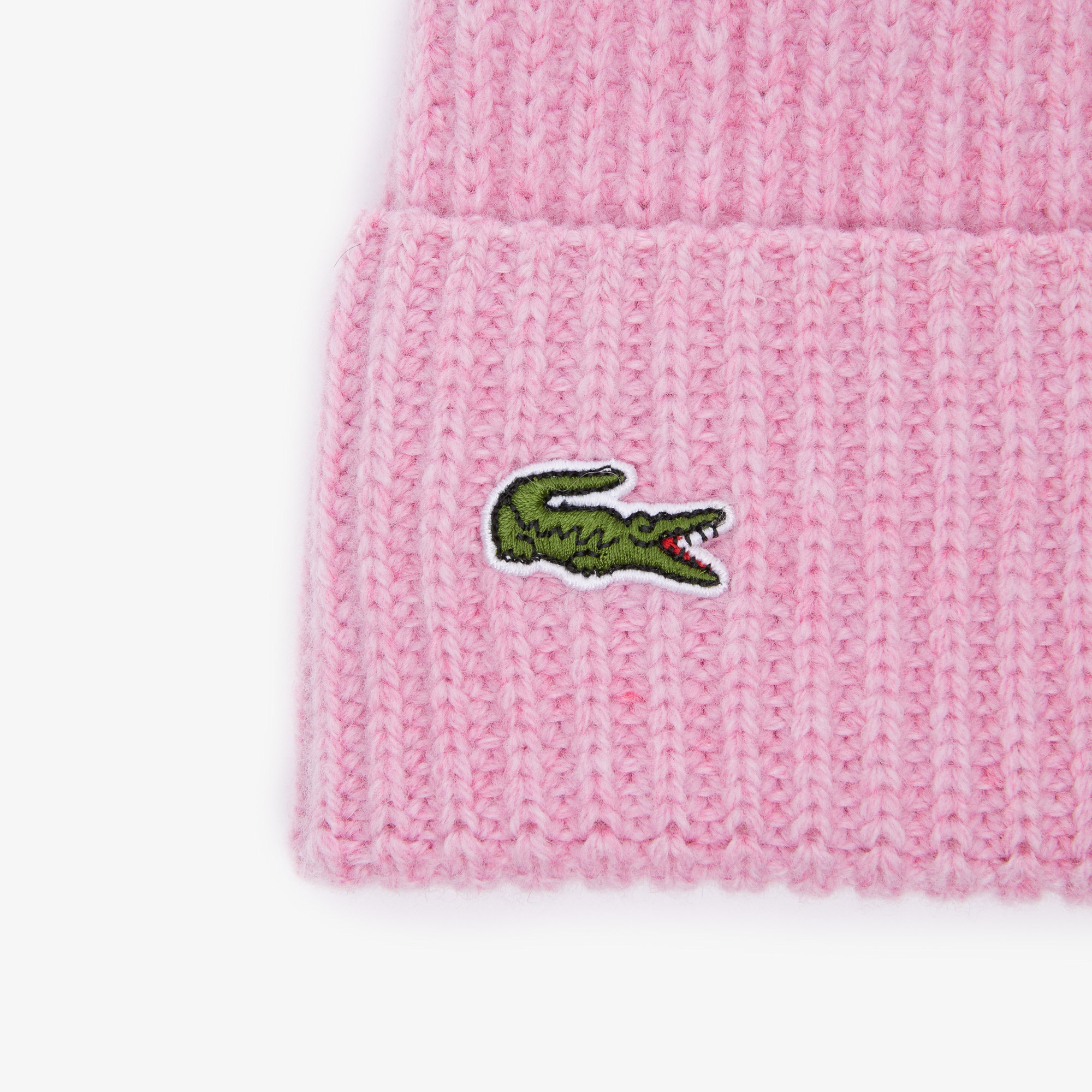 Lacoste Kadın Yün Pembe Bere