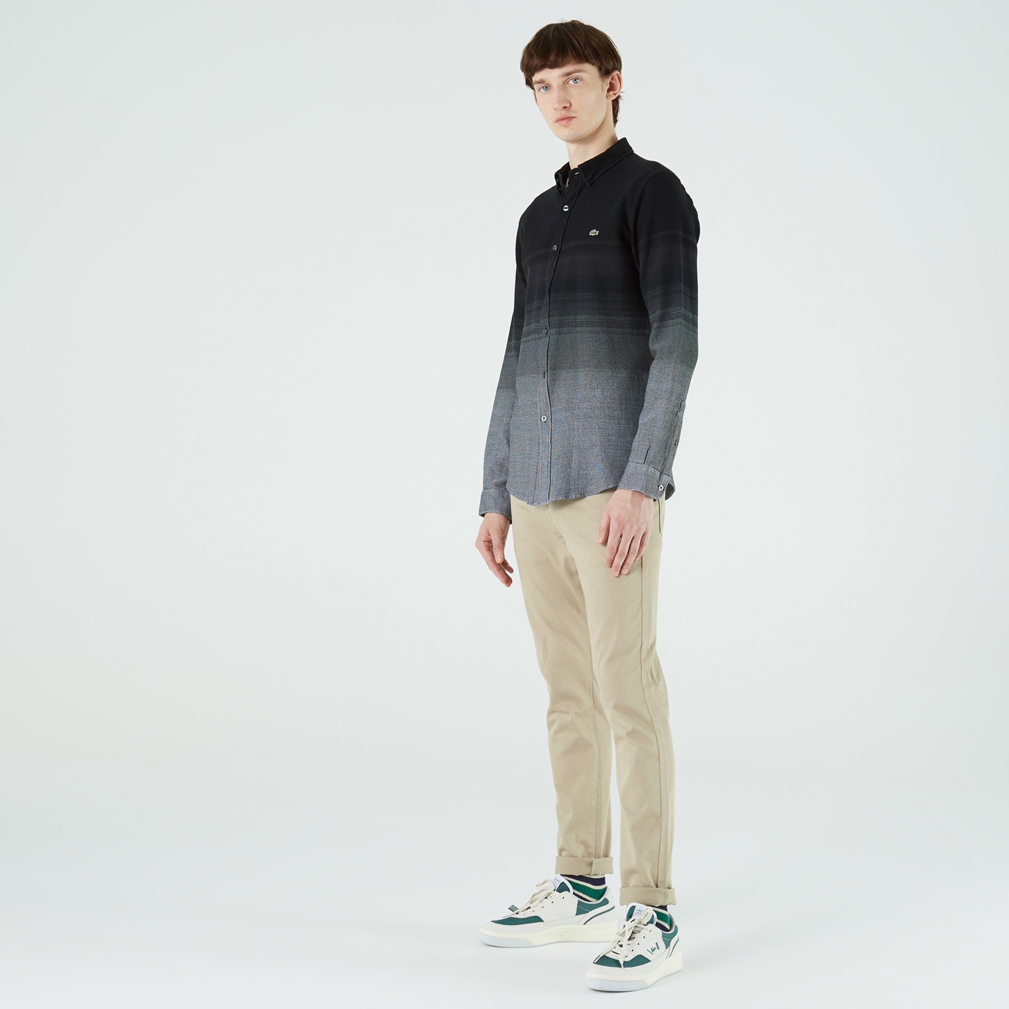 Lacoste Erkek Slim Fit Siyah Gömlek