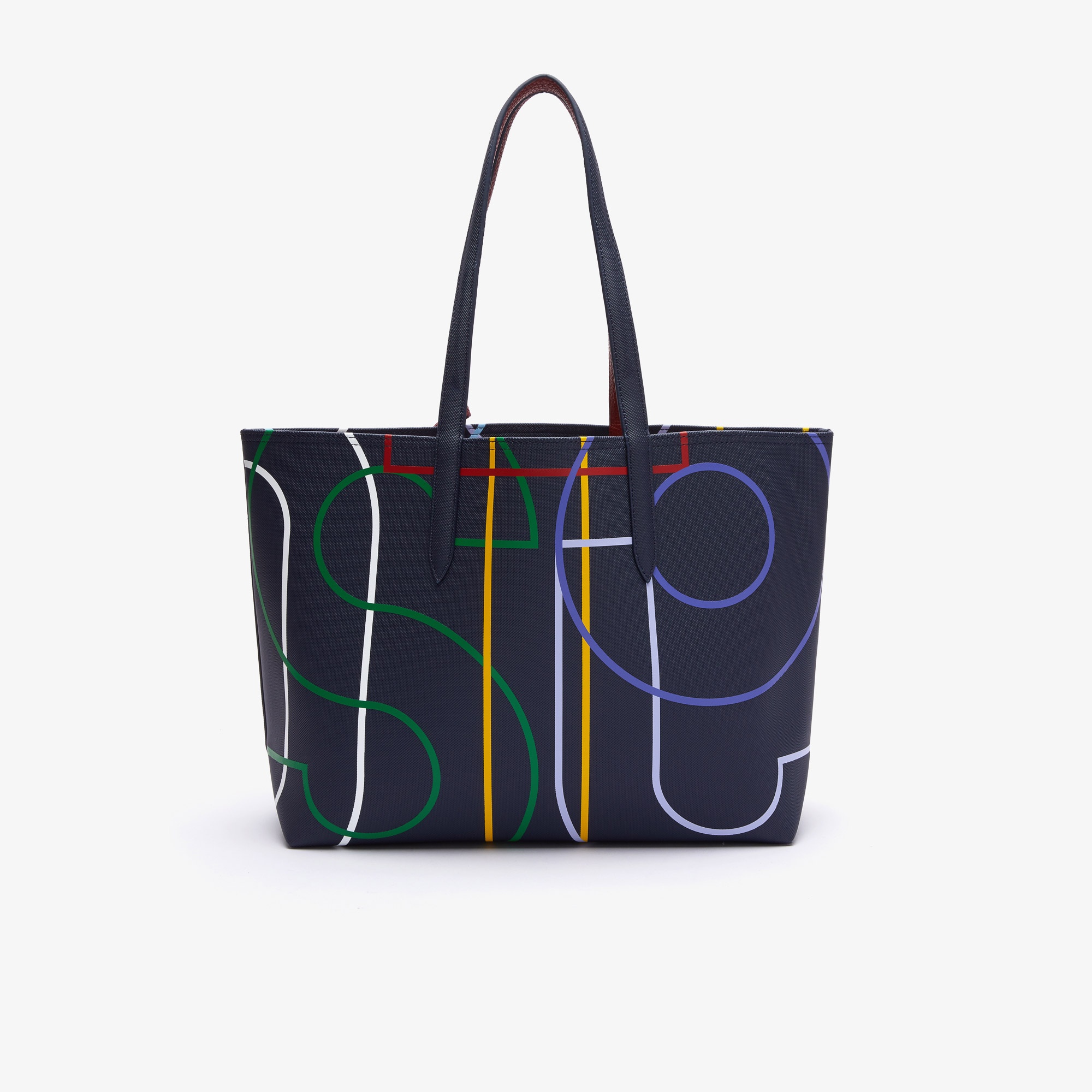 Lacoste Anna Seasonal Kadın Lacivert-Bordo Çift Taraflı Çanta