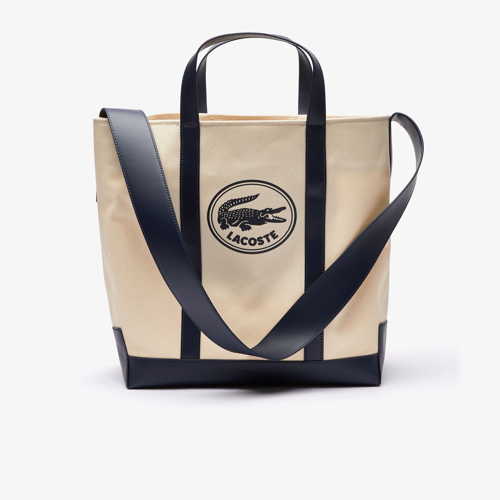 Lacoste L-Tote Kadın Krem Çanta