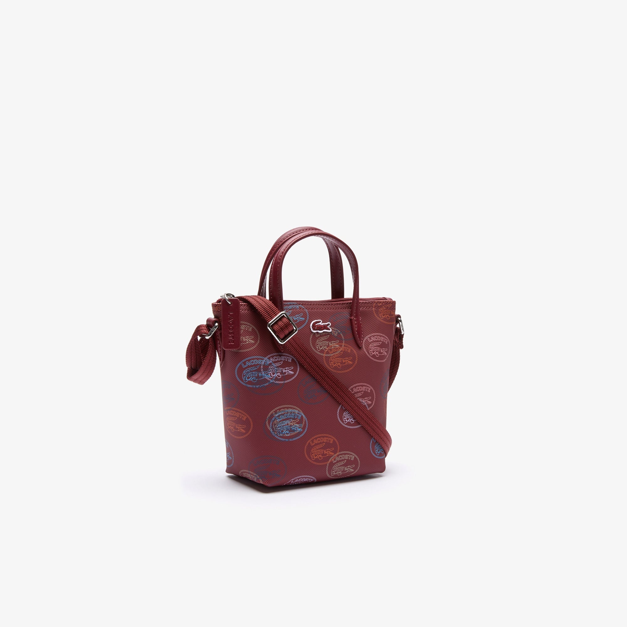 Lacoste L.12.12 Concept Croc Kadın Bordo Çanta