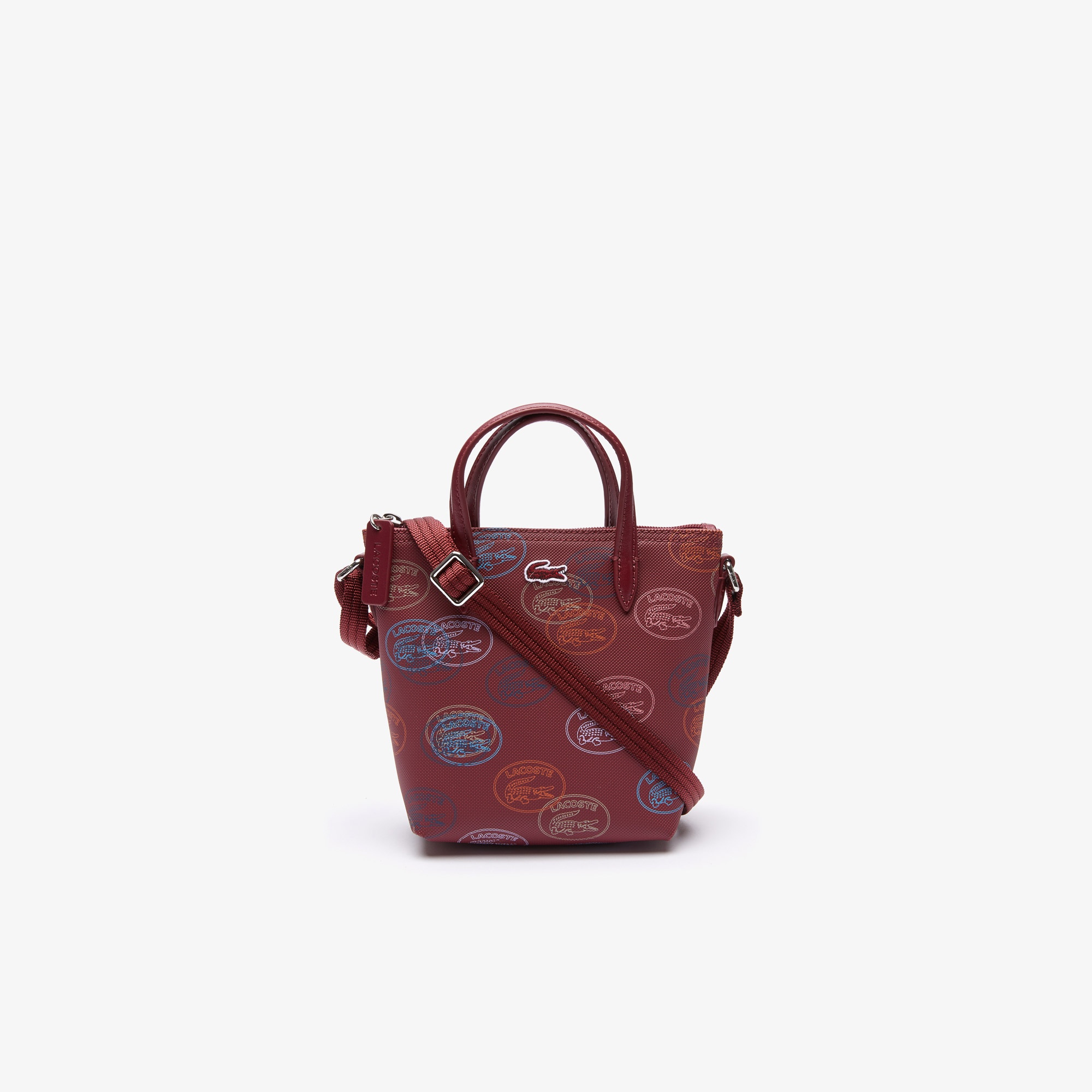 Lacoste L.12.12 Concept Croc Kadın Bordo Çanta