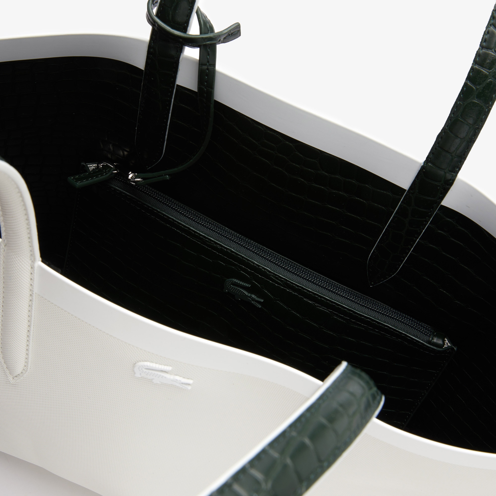 Lacoste Anna Seasonal Kadın Siyah - Beyaz Çift Taraflı Çanta