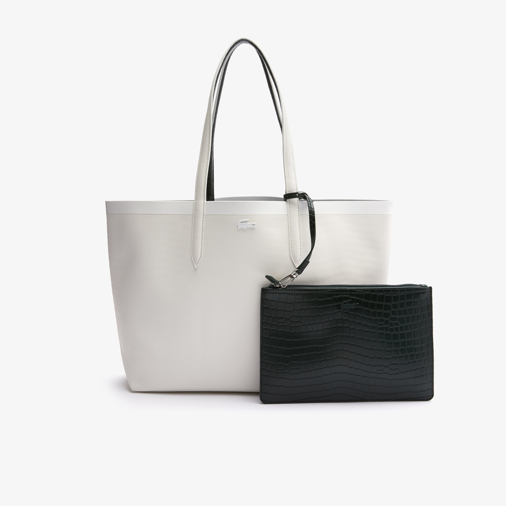 Lacoste Anna Seasonal Kadın Siyah - Beyaz Çift Taraflı Çanta