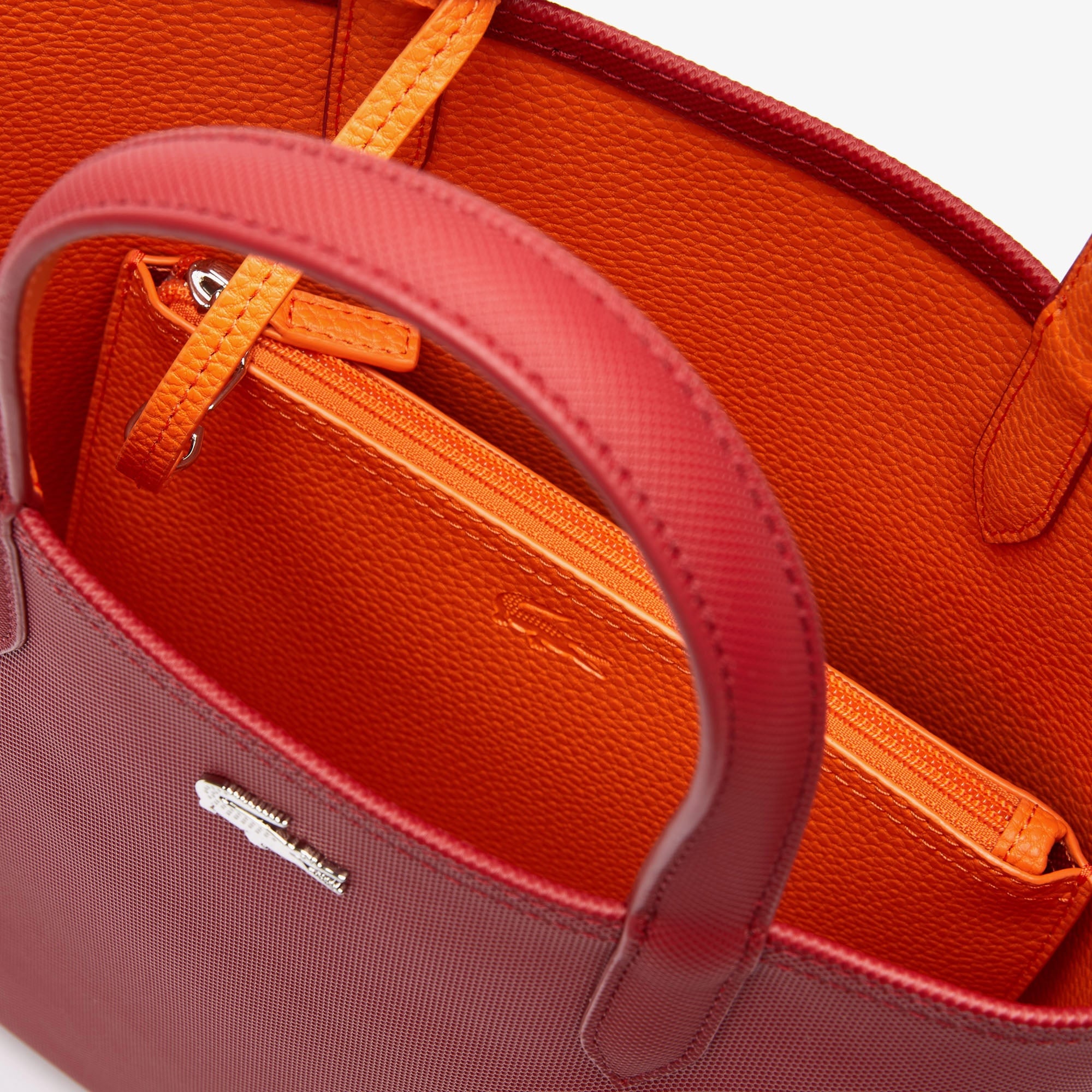 Lacoste Anna Kadın Bordo - Turuncu Çift Taraflı Çanta