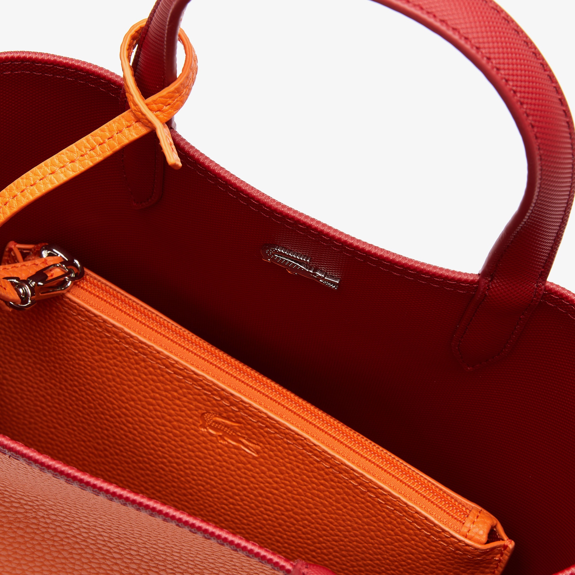 Lacoste Anna Kadın Bordo - Turuncu Çift Taraflı Çanta