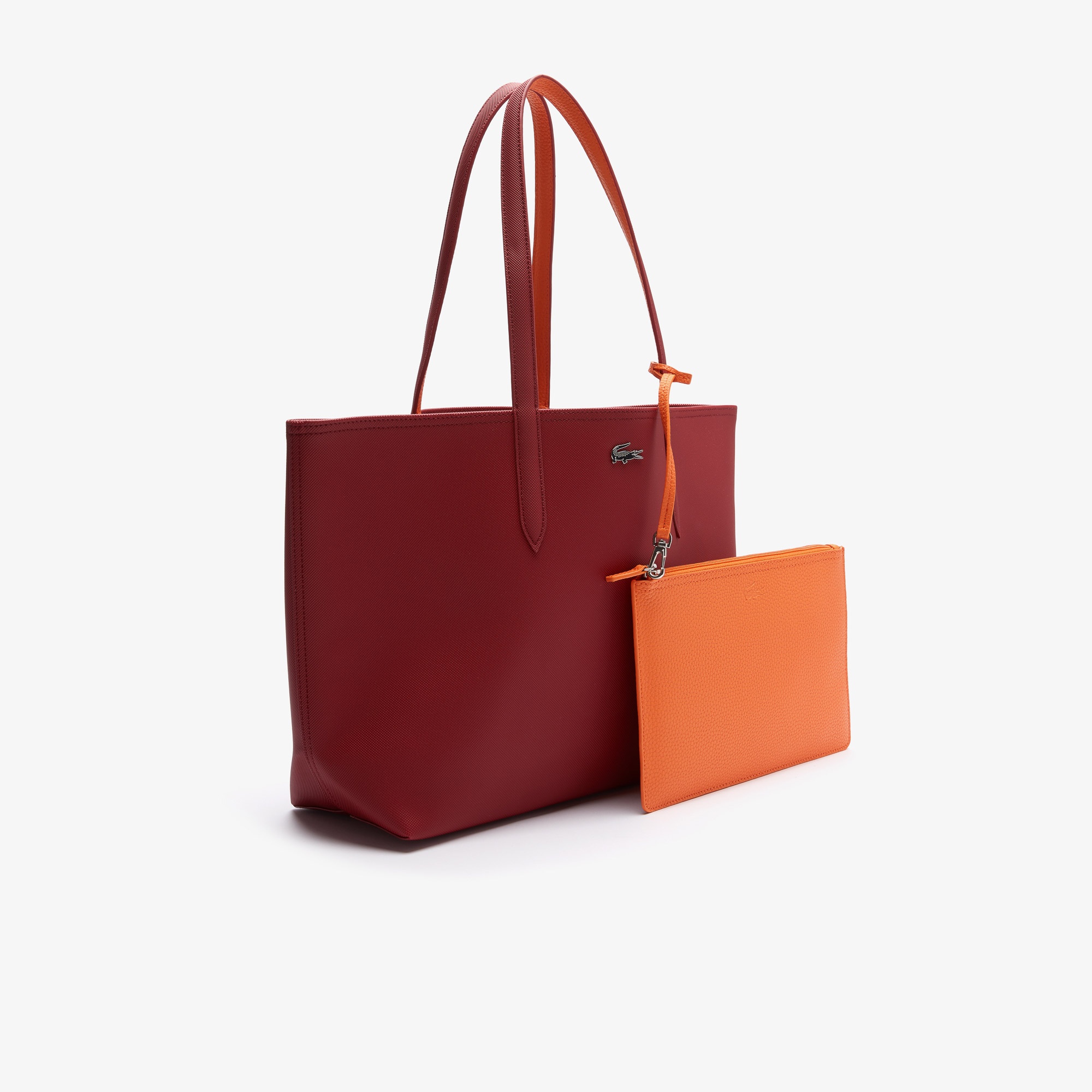 Lacoste Anna Kadın Bordo - Turuncu Çift Taraflı Çanta