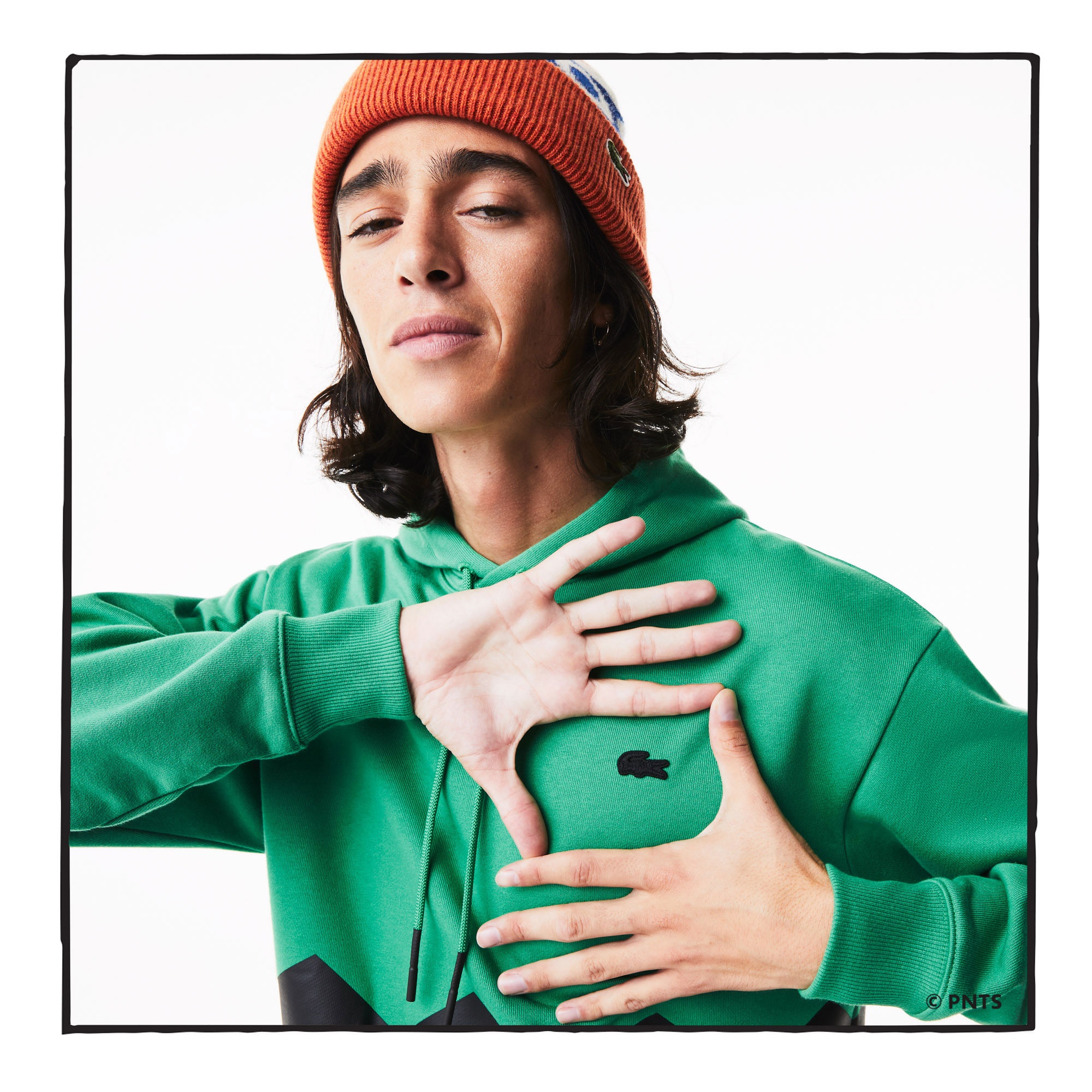 Lacoste L!VE x Peanuts Loose Fit Unisex Yeşil Sweatshirt