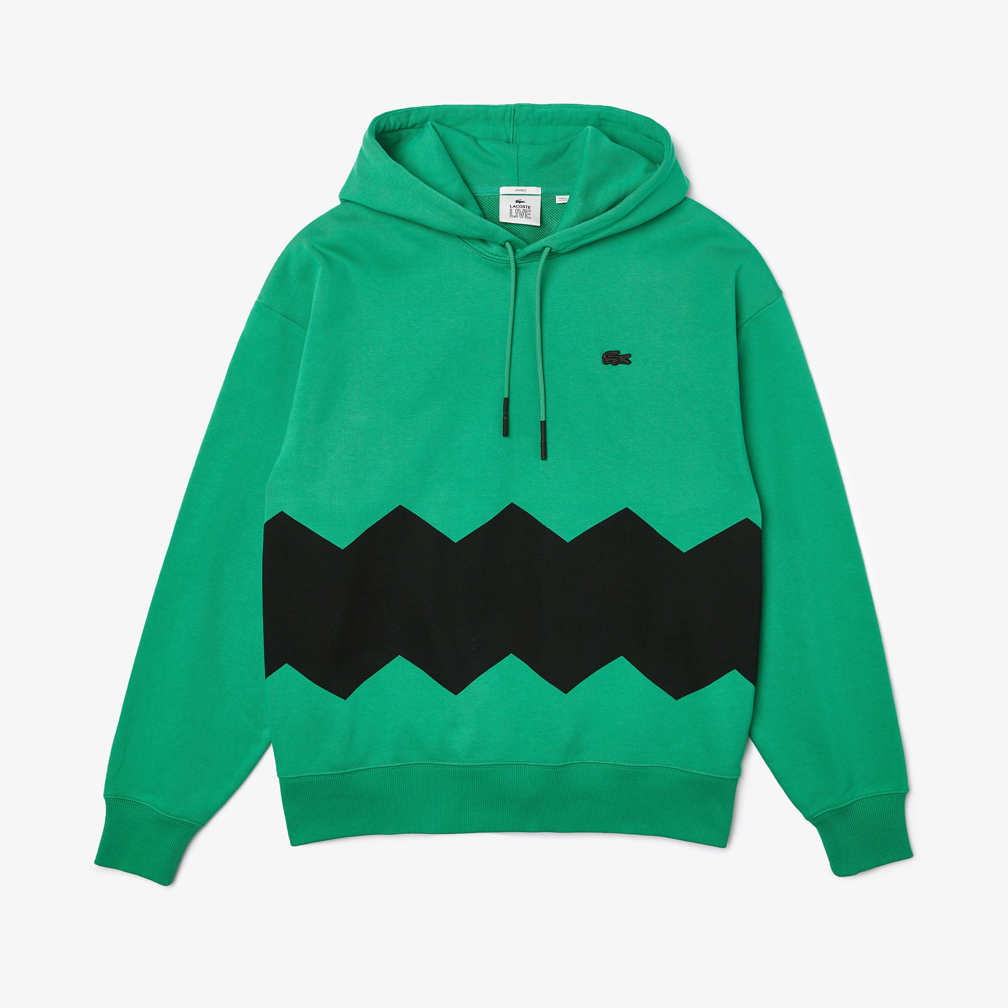 Lacoste L!VE x Peanuts Loose Fit Unisex Yeşil Sweatshirt