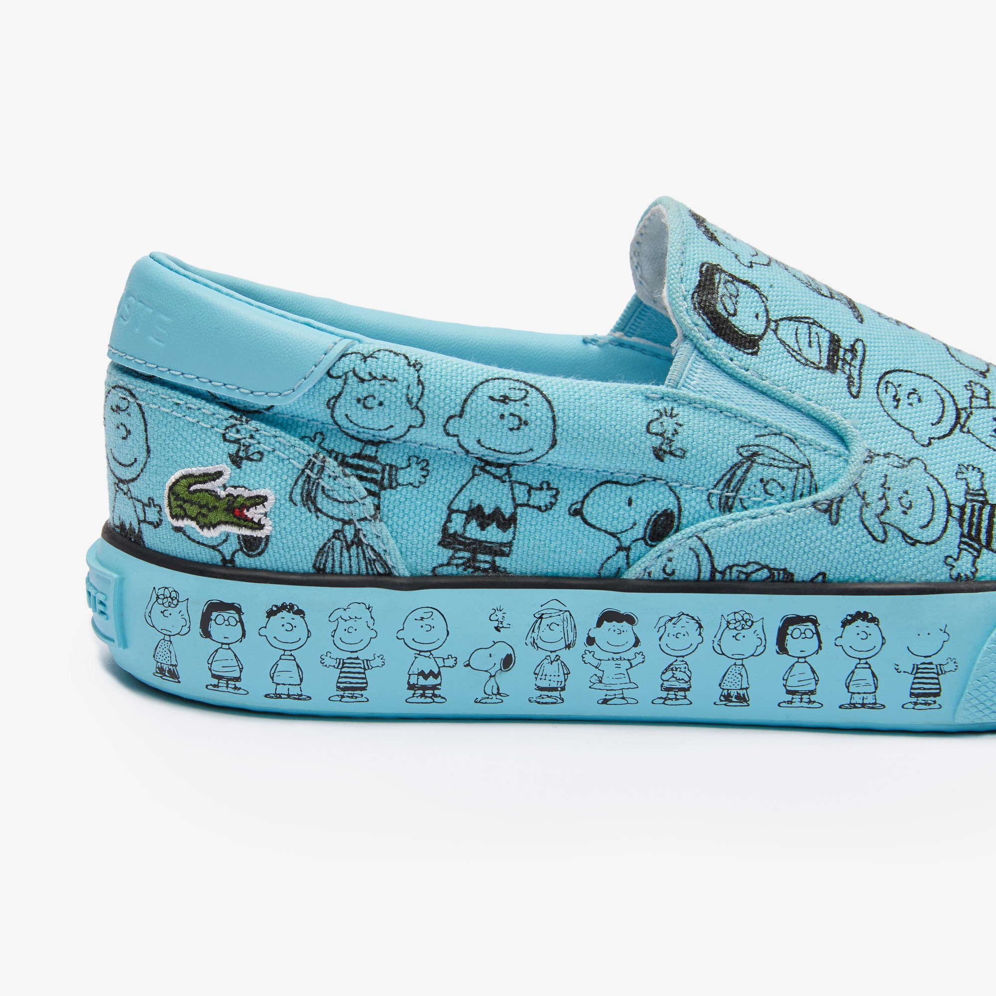 Lacoste x Peanuts Çocuk Mavi Sneaker