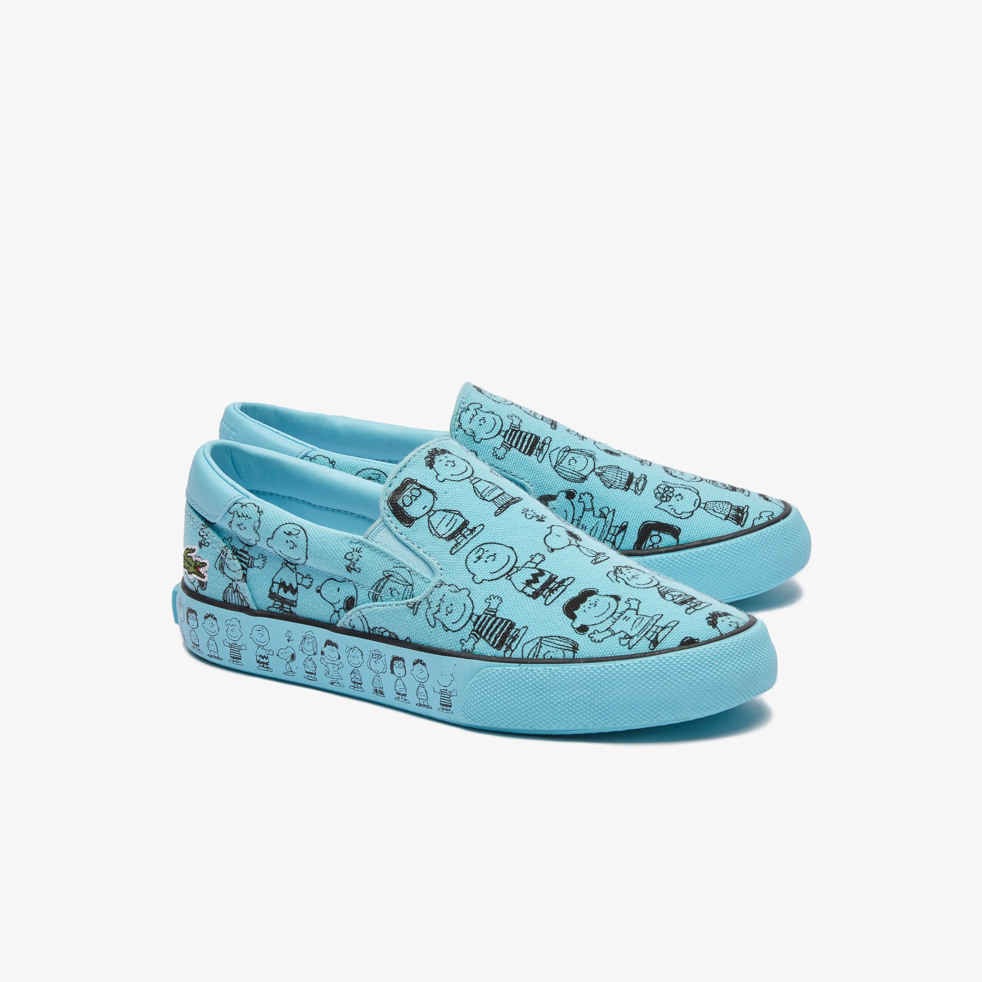Lacoste x Peanuts Çocuk Mavi Sneaker