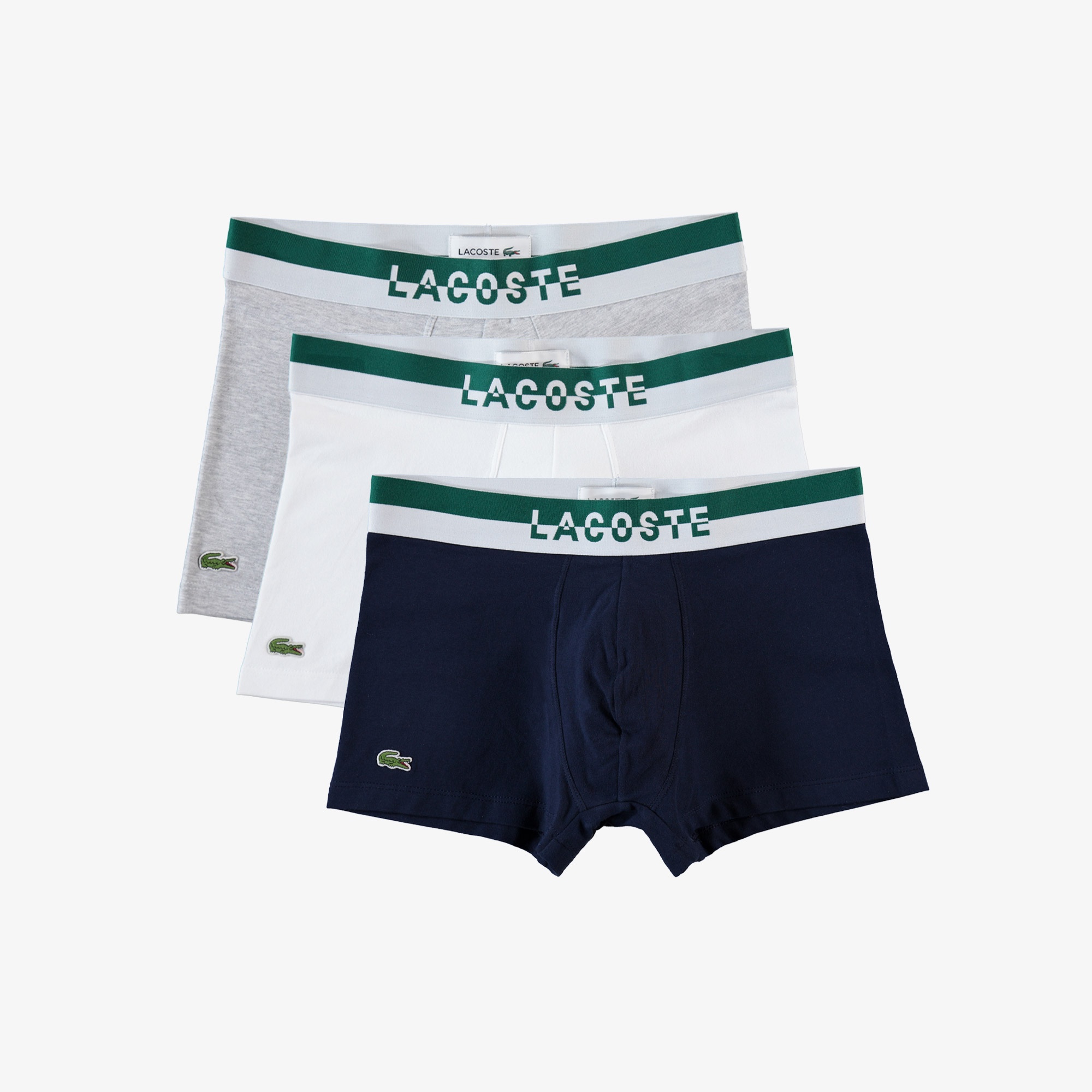 Lacoste Erkek 3'lü Renkli Boxer