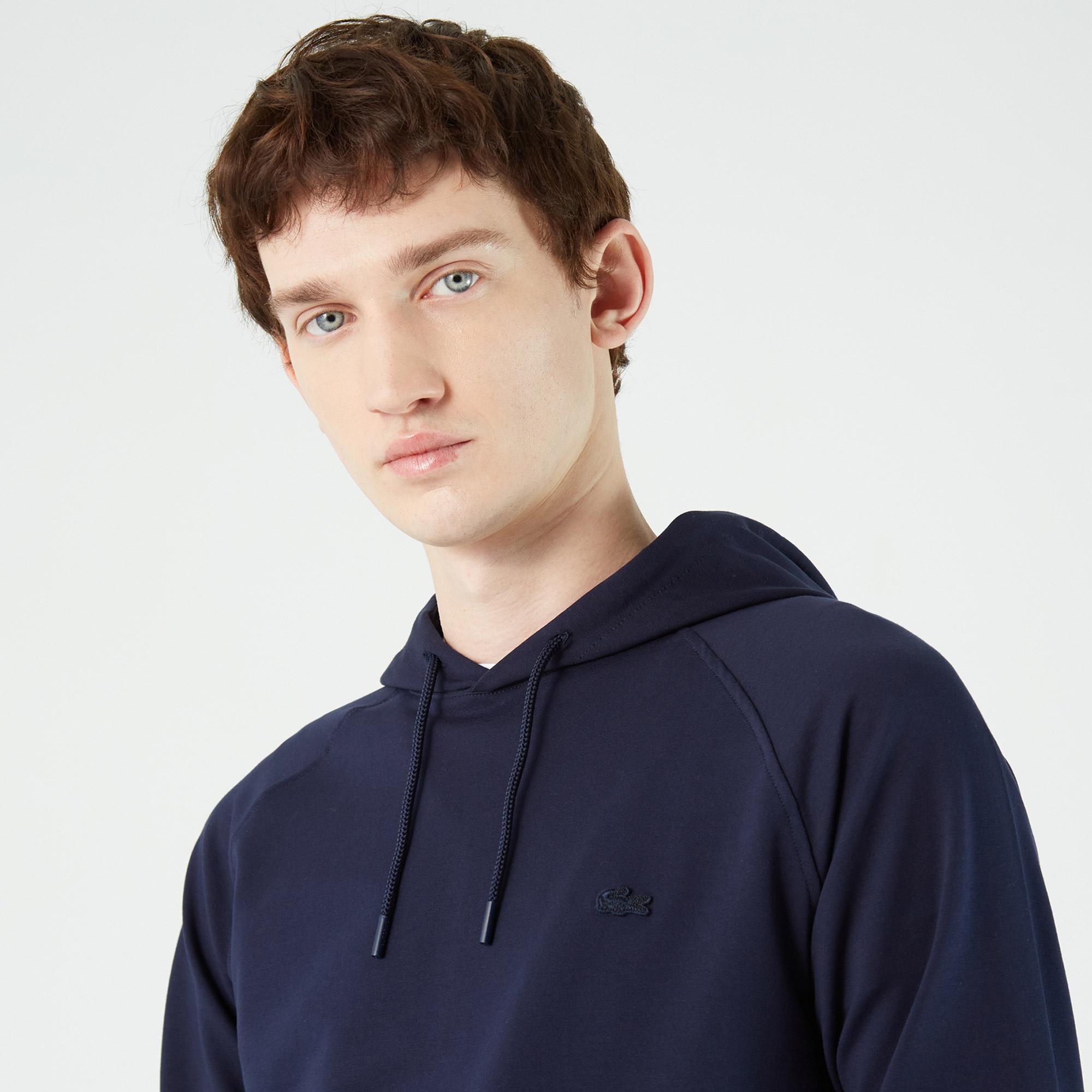 Lacoste Erkek Regular Fit Kapüşonlu Lacivert Sweatshirt