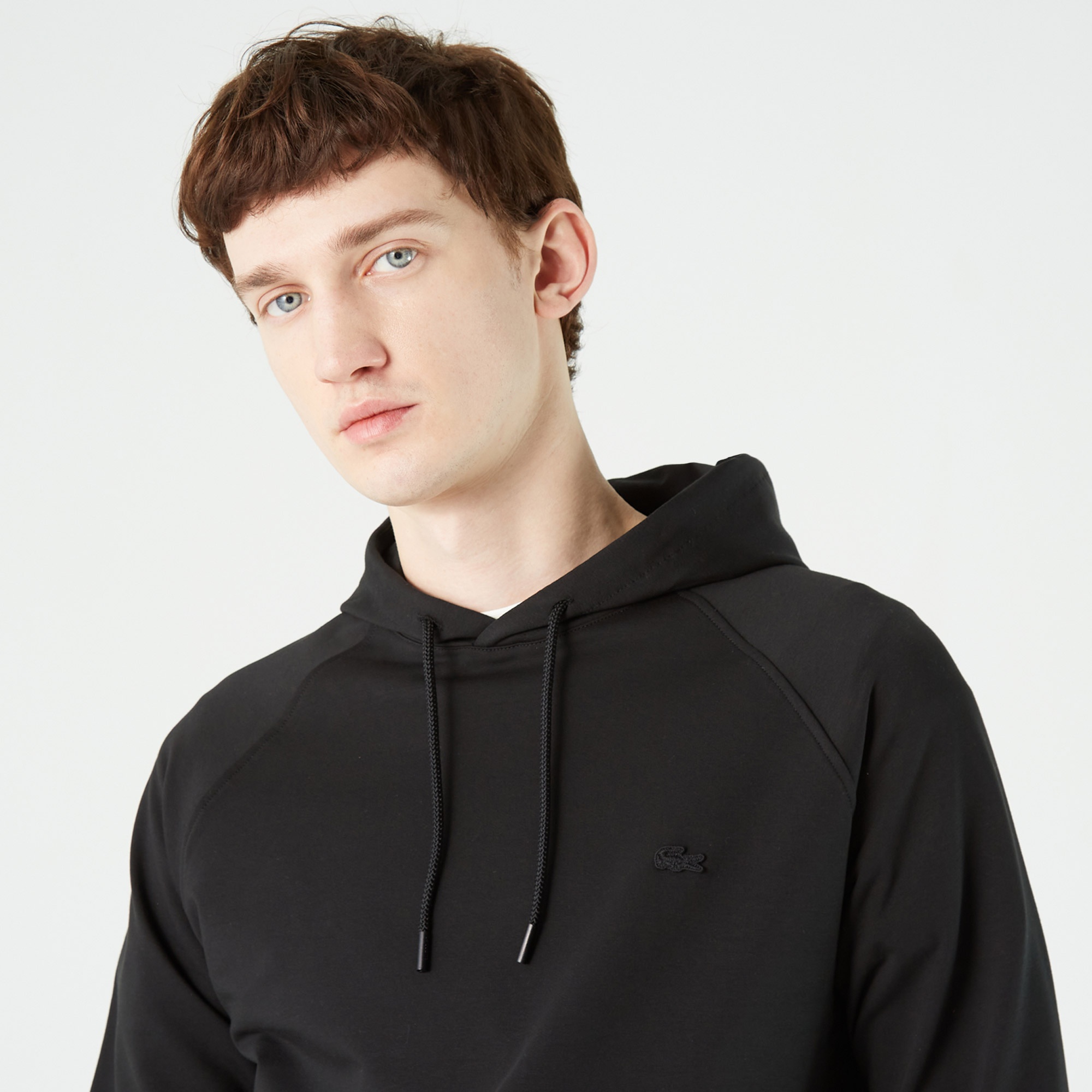 Lacoste Erkek Regular Fit Kapüşonlu Siyah Sweatshirt