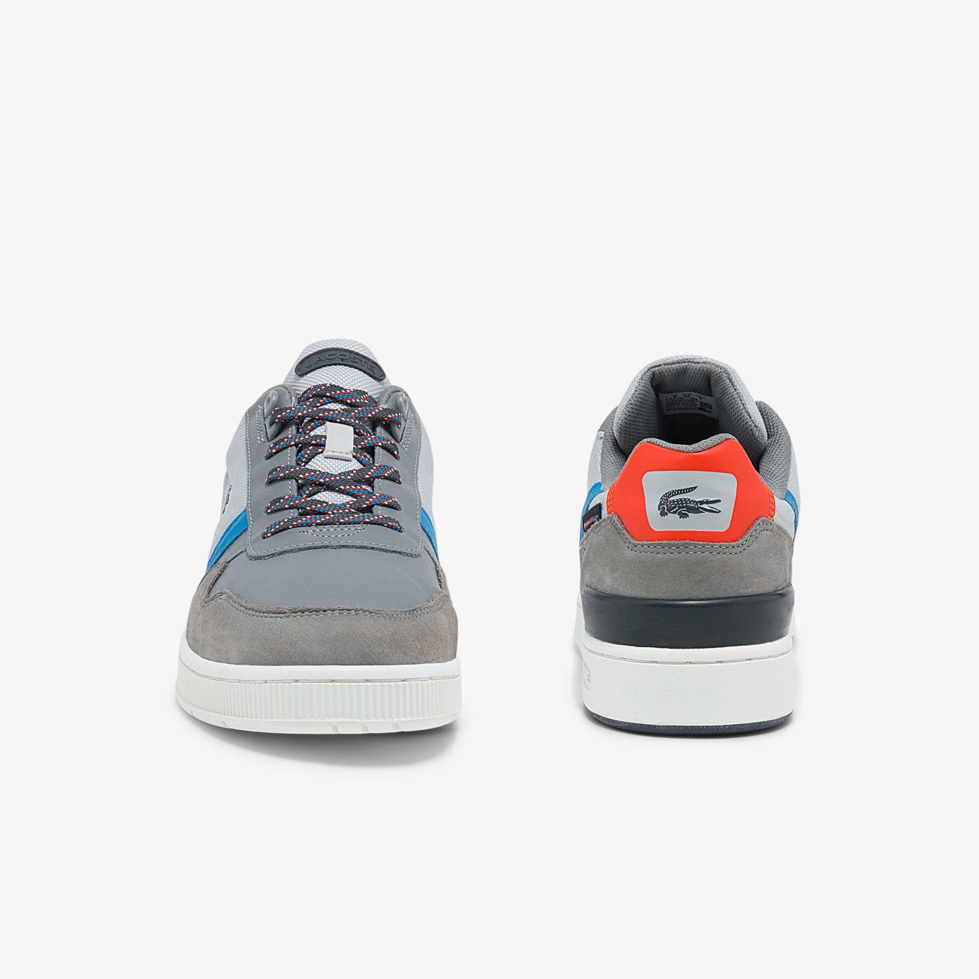 Lacoste T-Clip 0321 1 Sma Erkek Deri Gri Sneaker