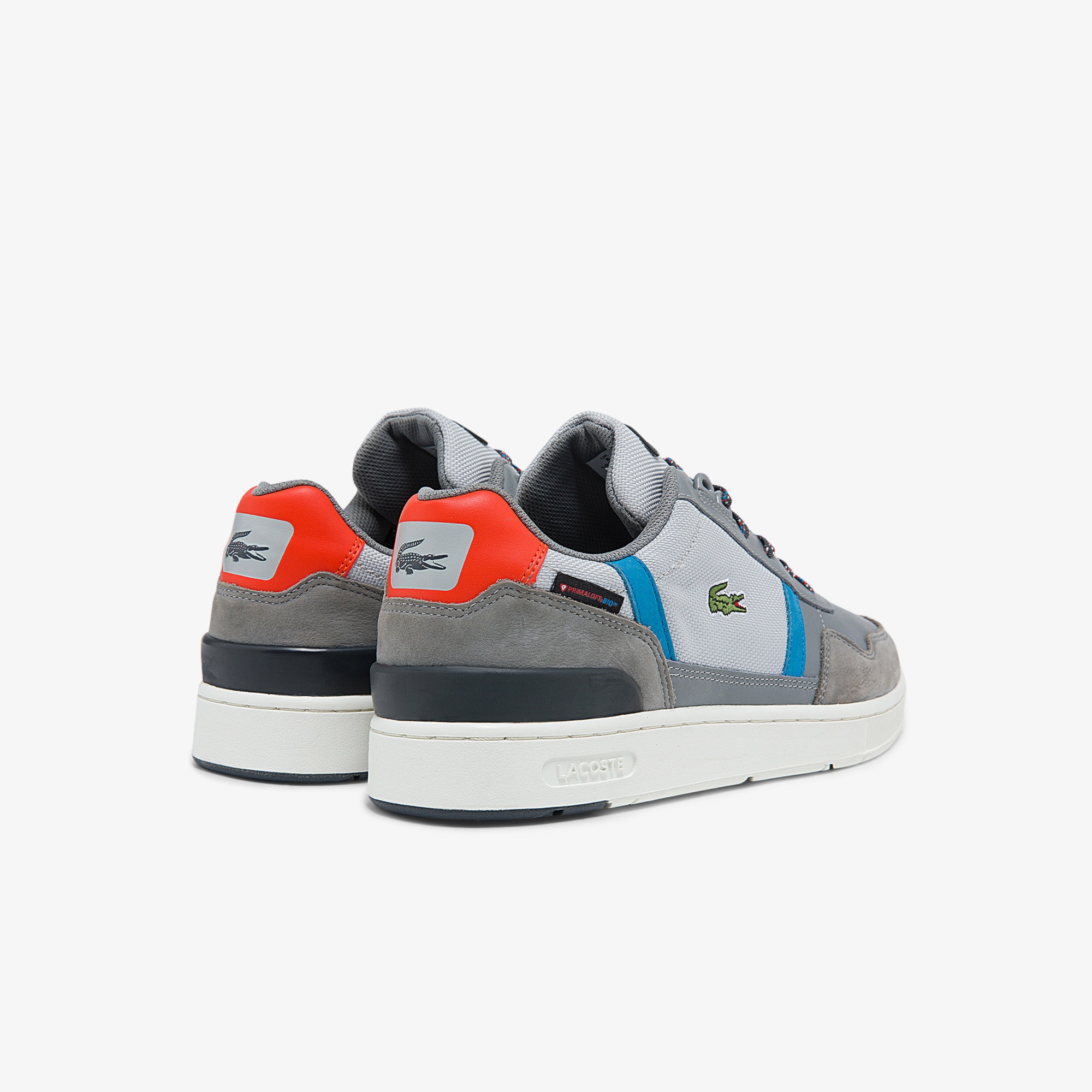 Lacoste T-Clip 0321 1 Sma Erkek Deri Gri Sneaker