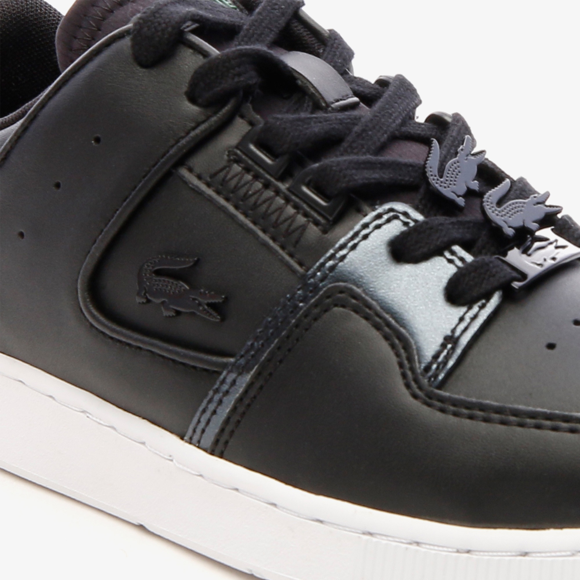 Lacoste Court Cage 0521 1 Sfa Kadın Deri Siyah Sneaker