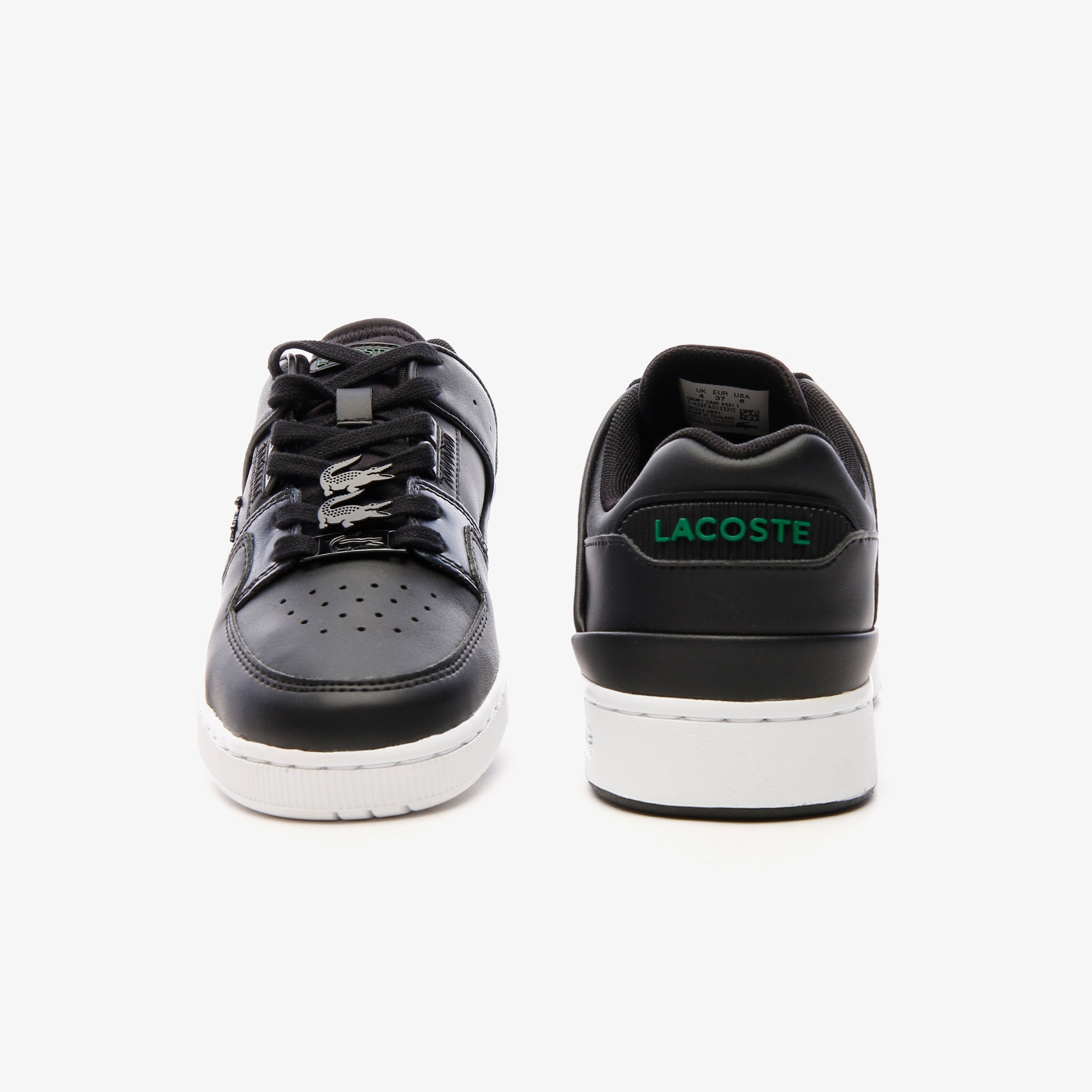 Lacoste Court Cage 0521 1 Sfa Kadın Deri Siyah Sneaker