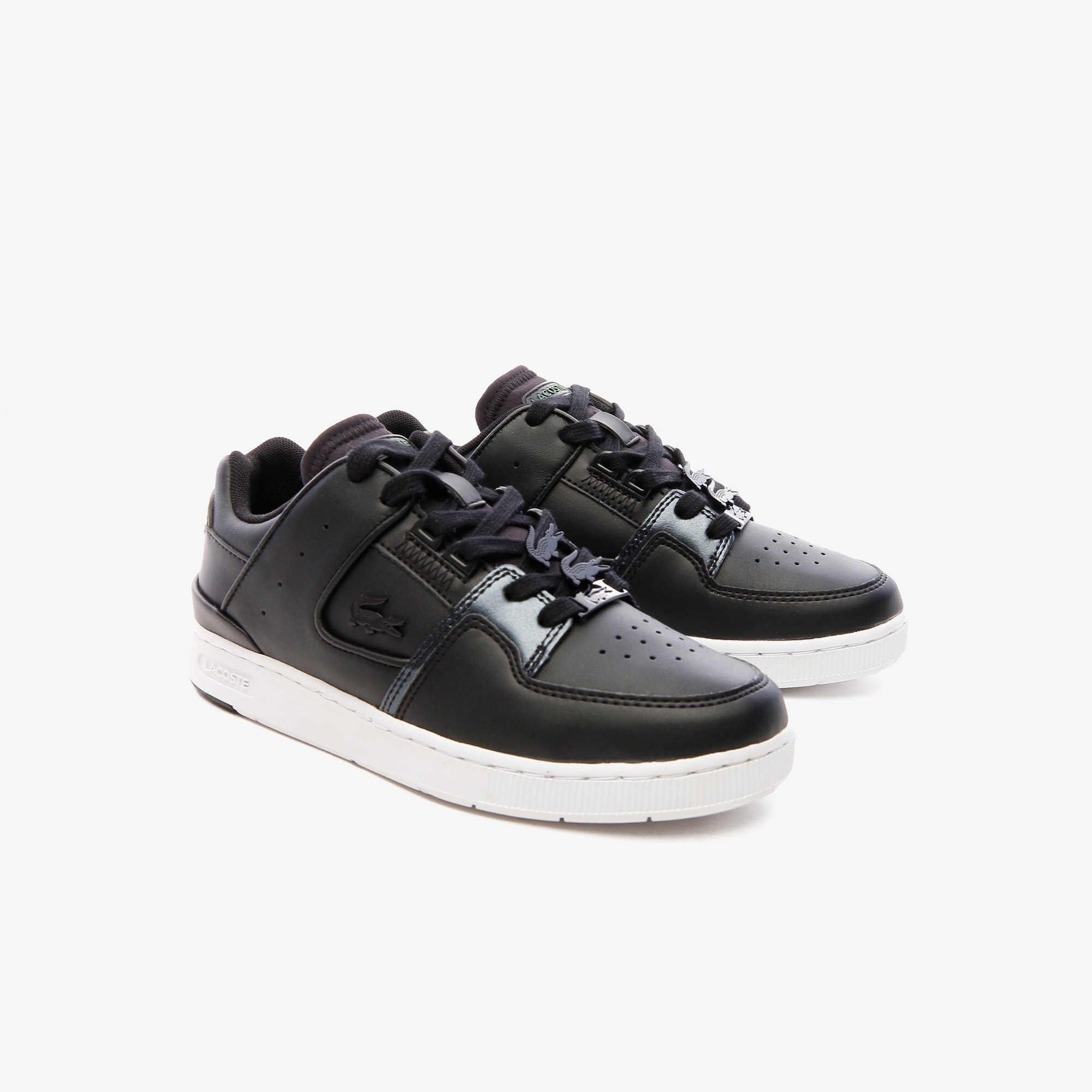 Lacoste Court Cage 0521 1 Sfa Kadın Deri Siyah Sneaker