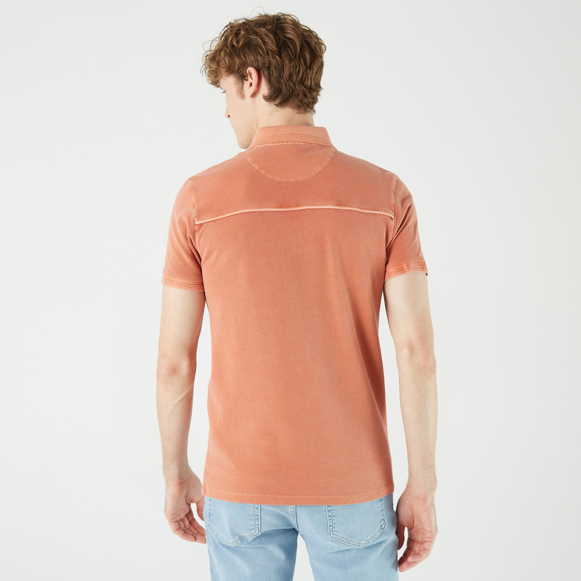 Lacoste Erkek Regular Fit Turuncu Polo