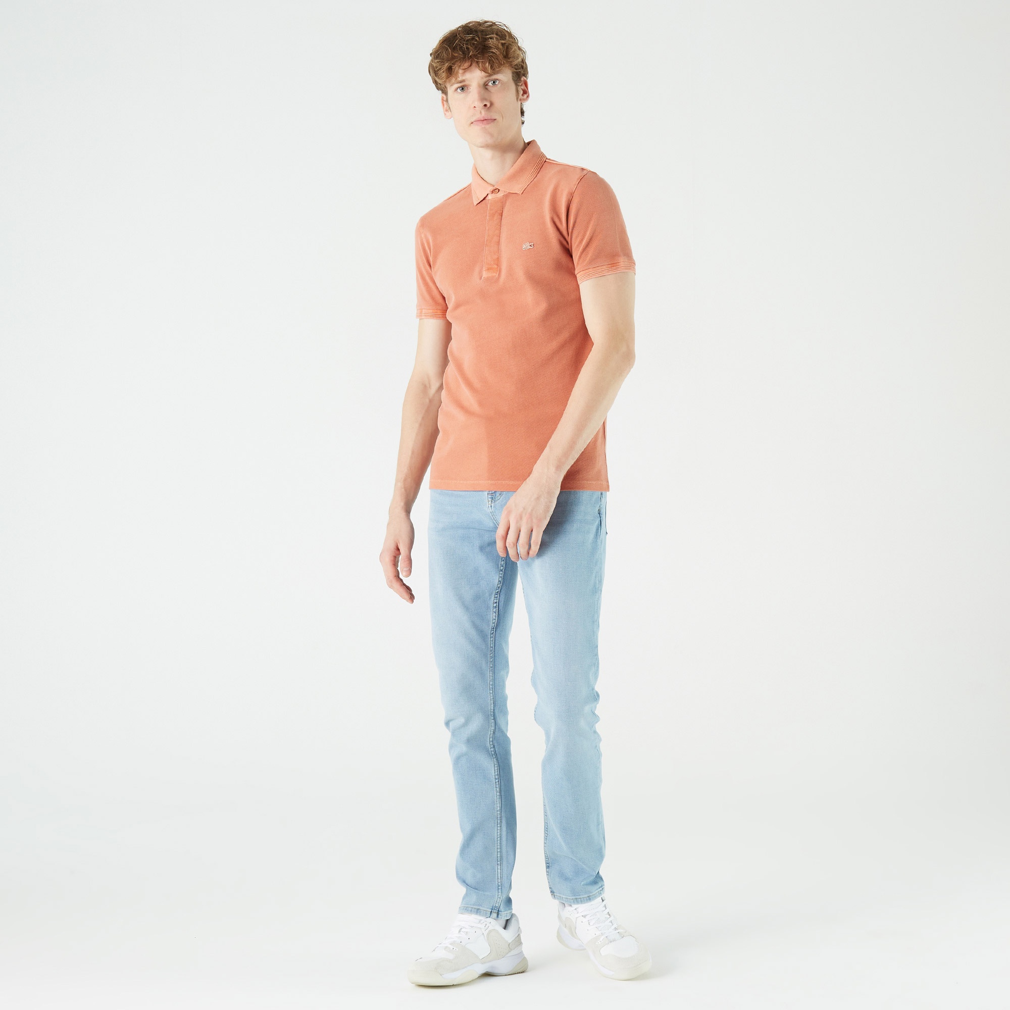 Lacoste Erkek Regular Fit Turuncu Polo