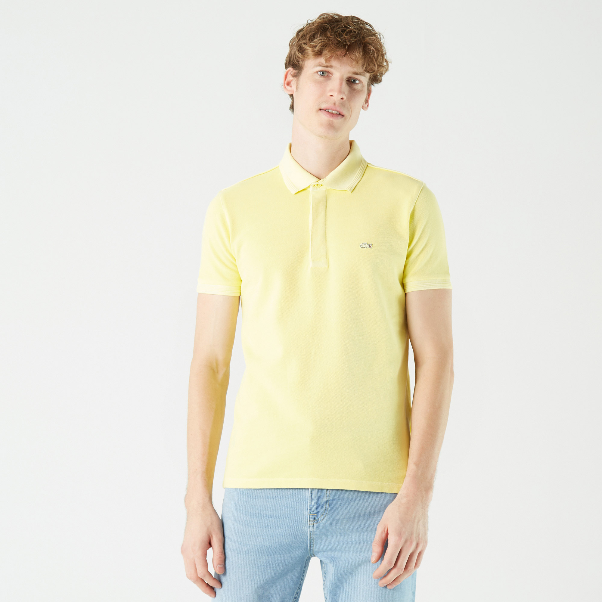 Lacoste Erkek Regular Fit Sarı Polo PH0108-08Z | Lacoste