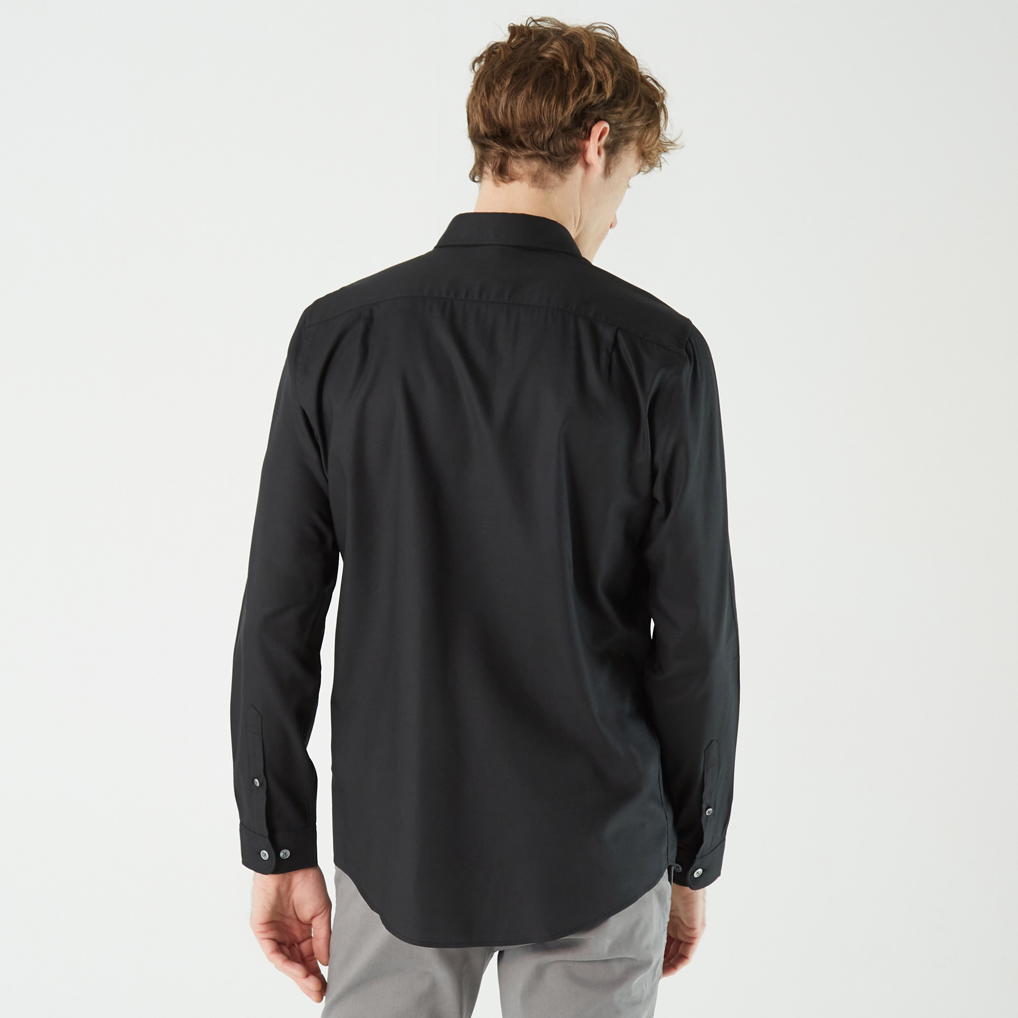 Lacoste Erkek Slim Fit Siyah Gömlek