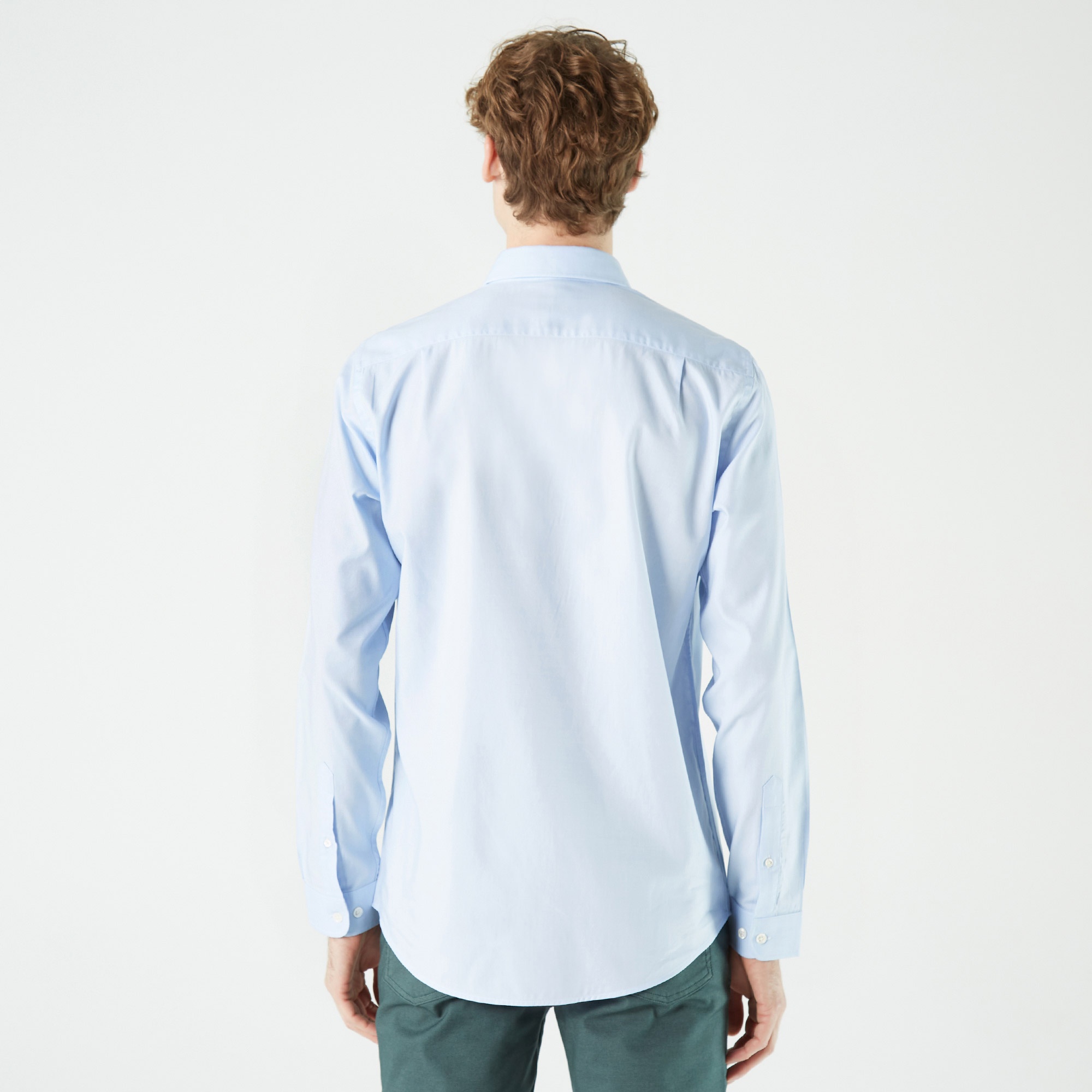 Lacoste Erkek Slim Fit Mavi Gömlek