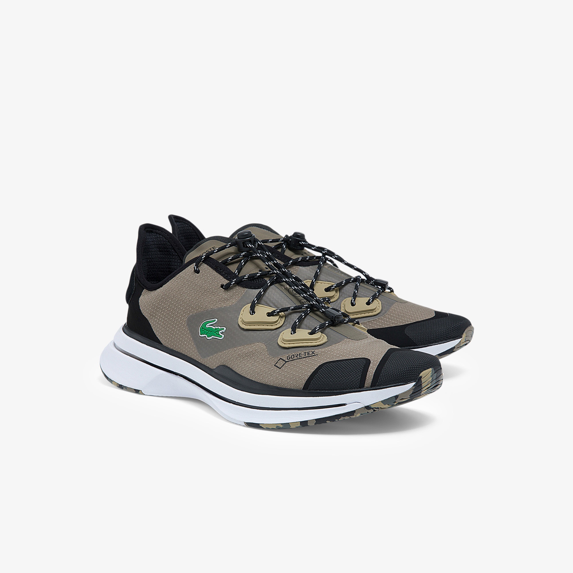 Lacoste Run Spin Ultra Gtx 0321 1 Sma Erkek Haki - Siyah Sneaker