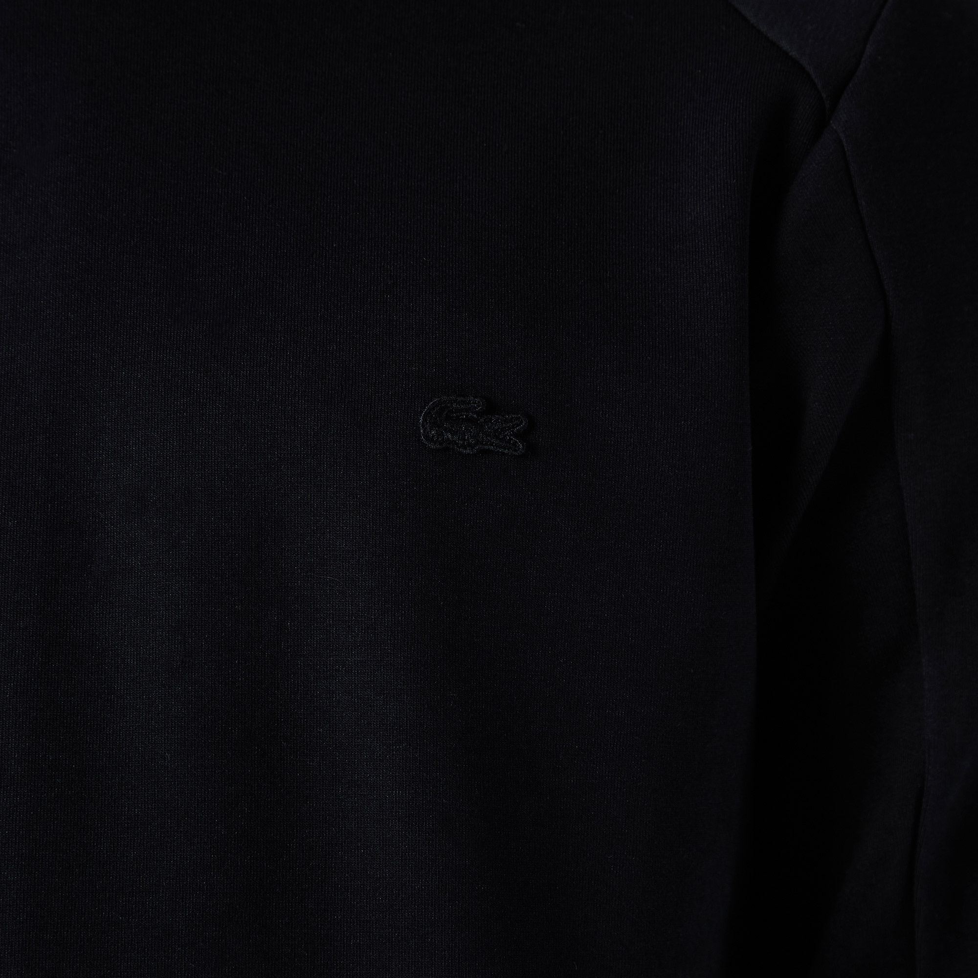 Lacoste Erkek Regular Fit Kapüşonlu Siyah Sweatshirt