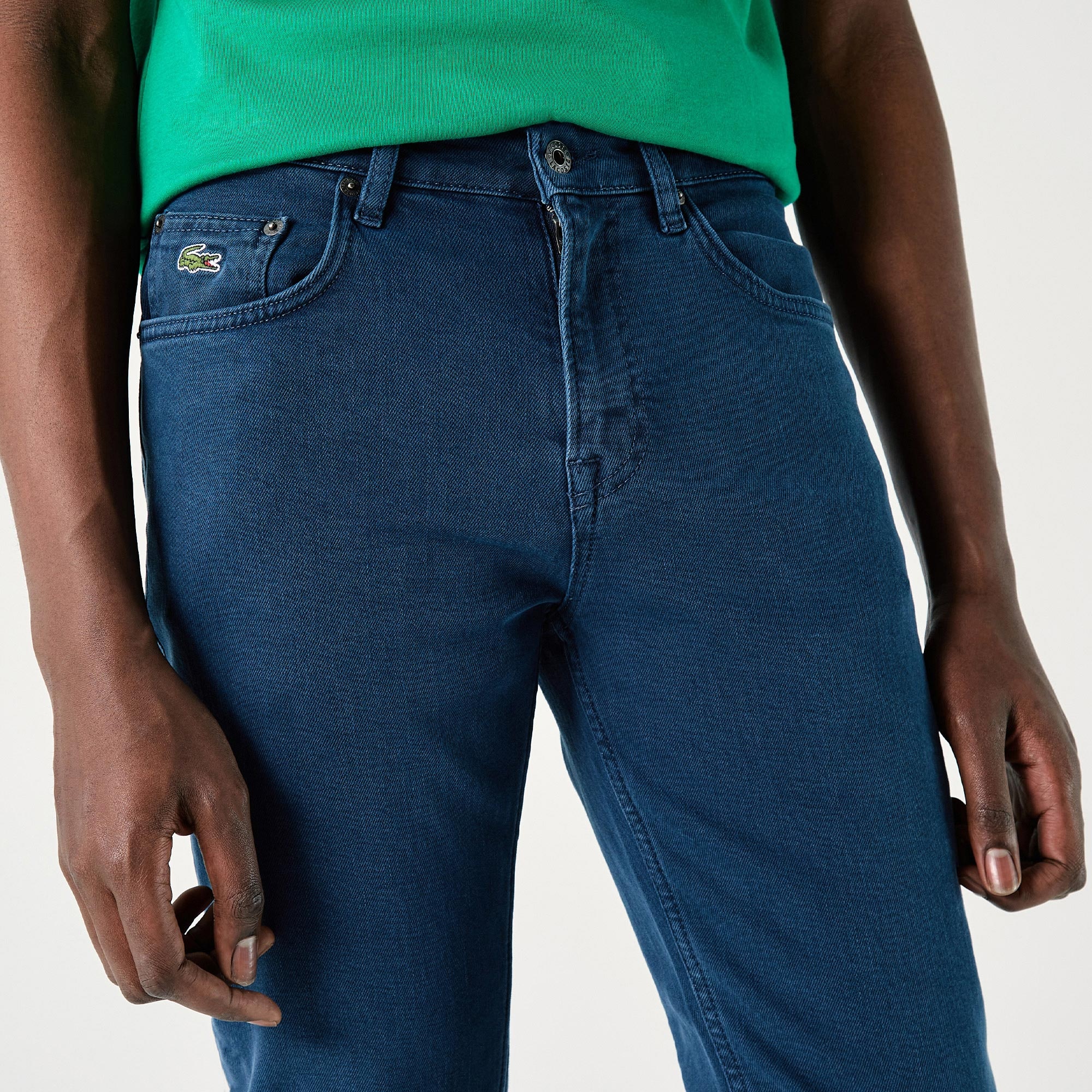 Lacoste Erkek Slim Fit Mavi Pantolon