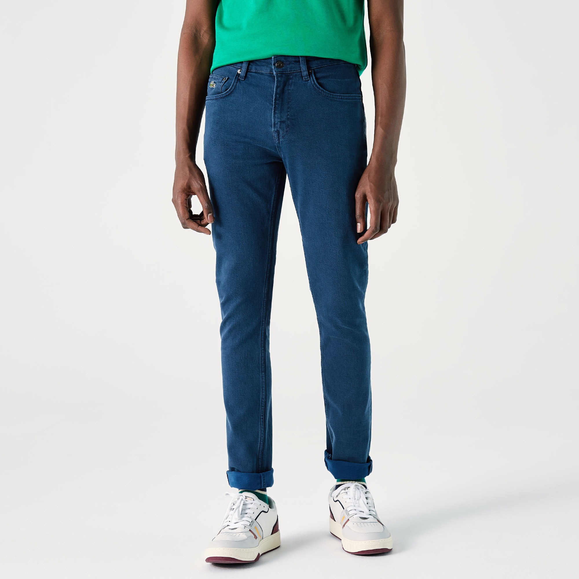 Lacoste Erkek Slim Fit Mavi Pantolon