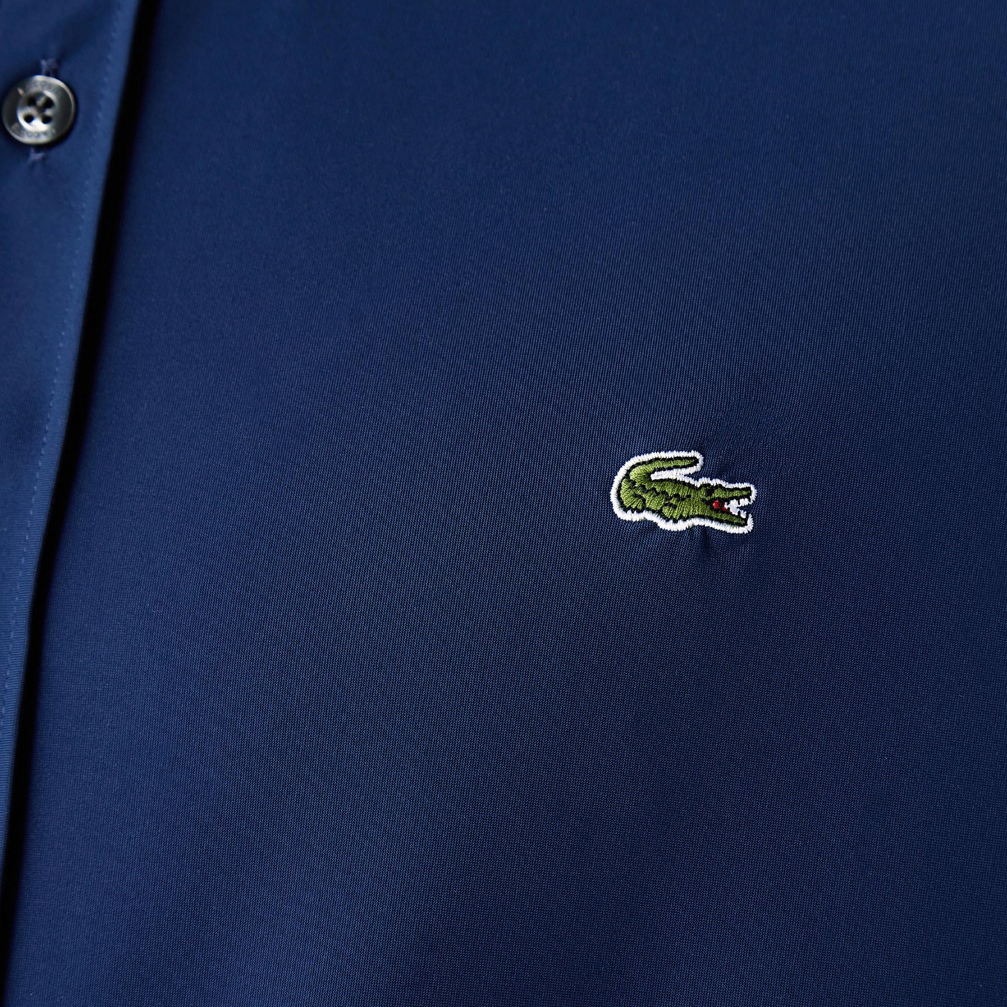 Lacoste Erkek Slim Fit Lacivert Gömlek