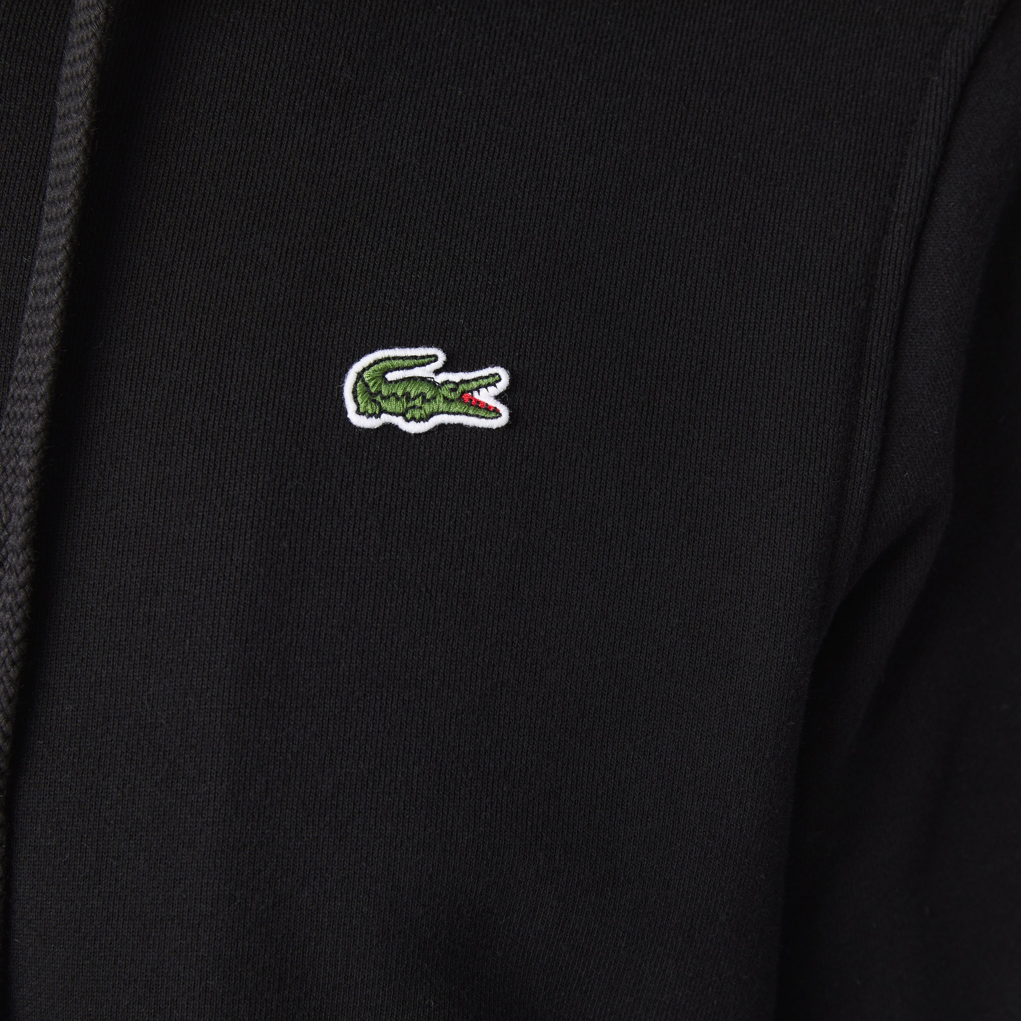 Lacoste Sport Erkek Fermuarlı Siyah Sweatshirt