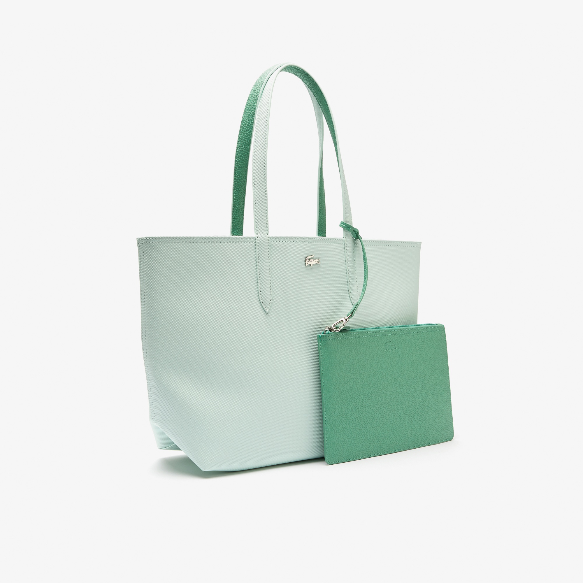 Lacoste Anna Kadın Mavi-Açık Yeşil Çift Taraflı Çanta