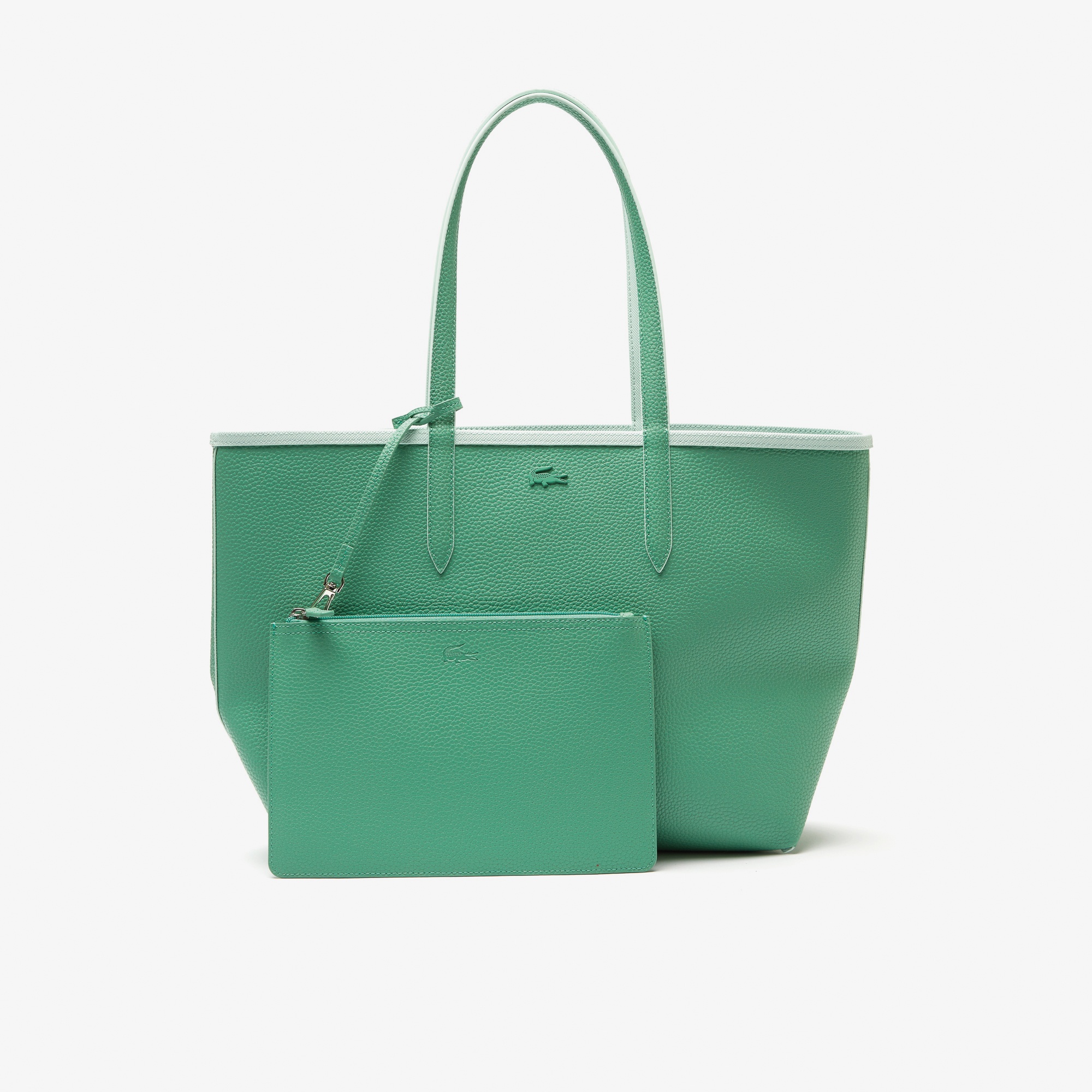 Lacoste Anna Kadın Mavi-Açık Yeşil Çift Taraflı Çanta