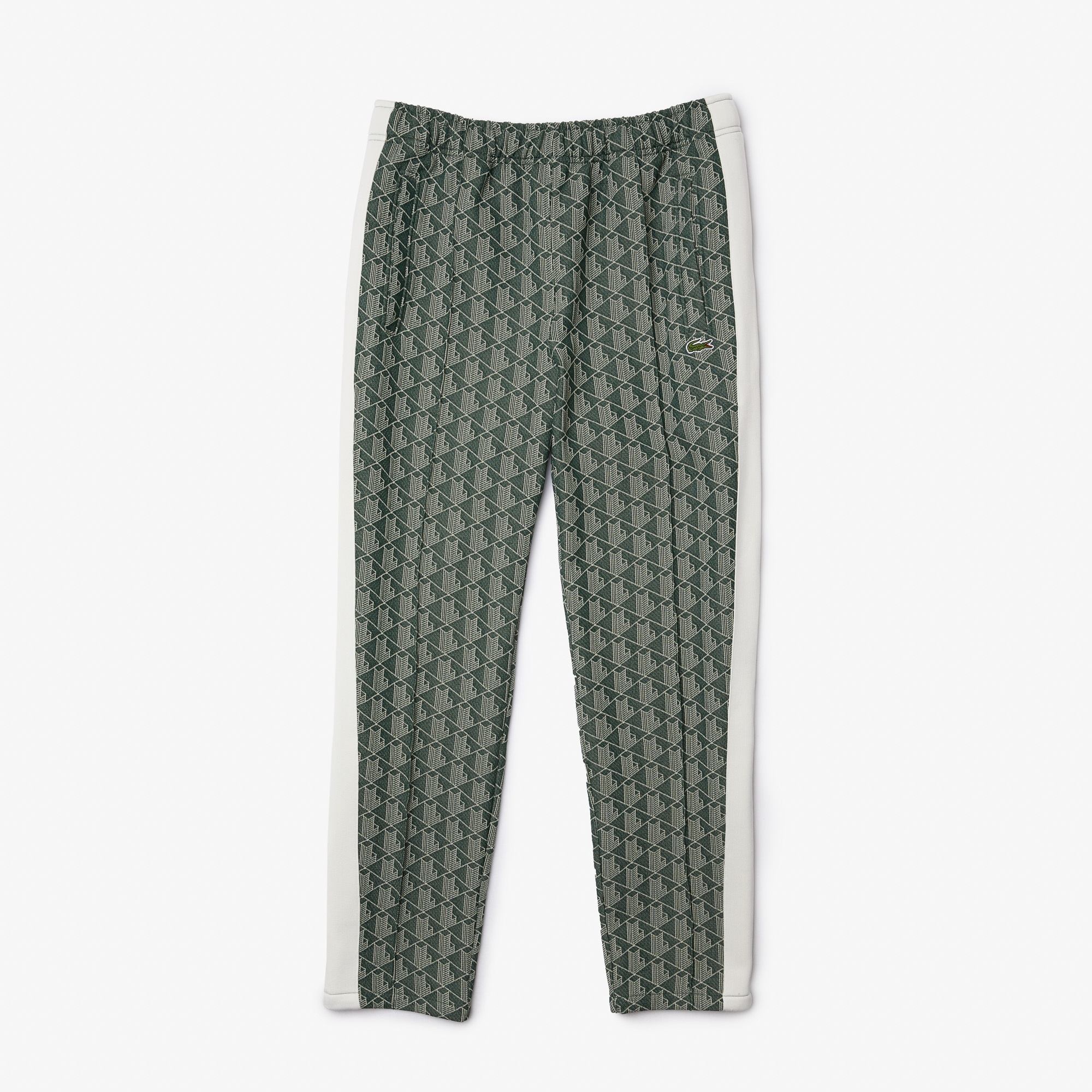 Lacoste L!VE Monogram Unisex Tapered Fit Yeşil Eşofman Altı